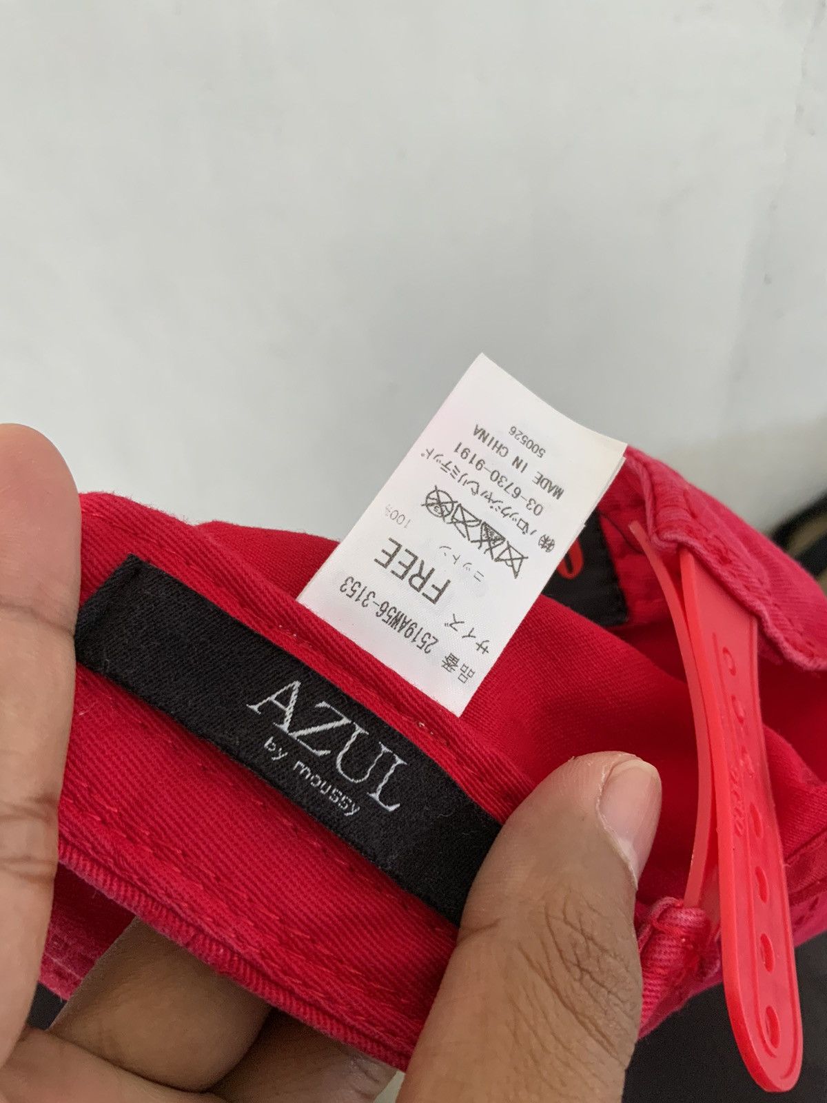 Japanese Brand AZUL by Moussy Otto Red Fade Hat Size ONE SIZE - 19 Thumbnail
