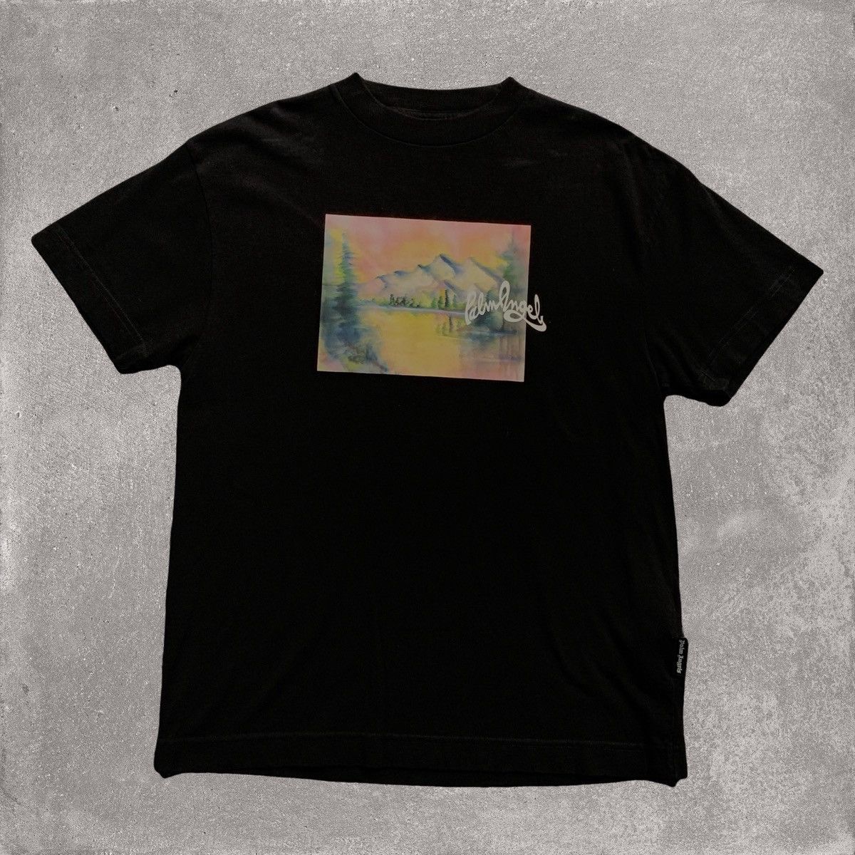 Palm Angels Palm Angels Small Tee Mountain Graphic Black T-Shirt Size US S / EU 44-46 / 1 - 1 Thumbnail