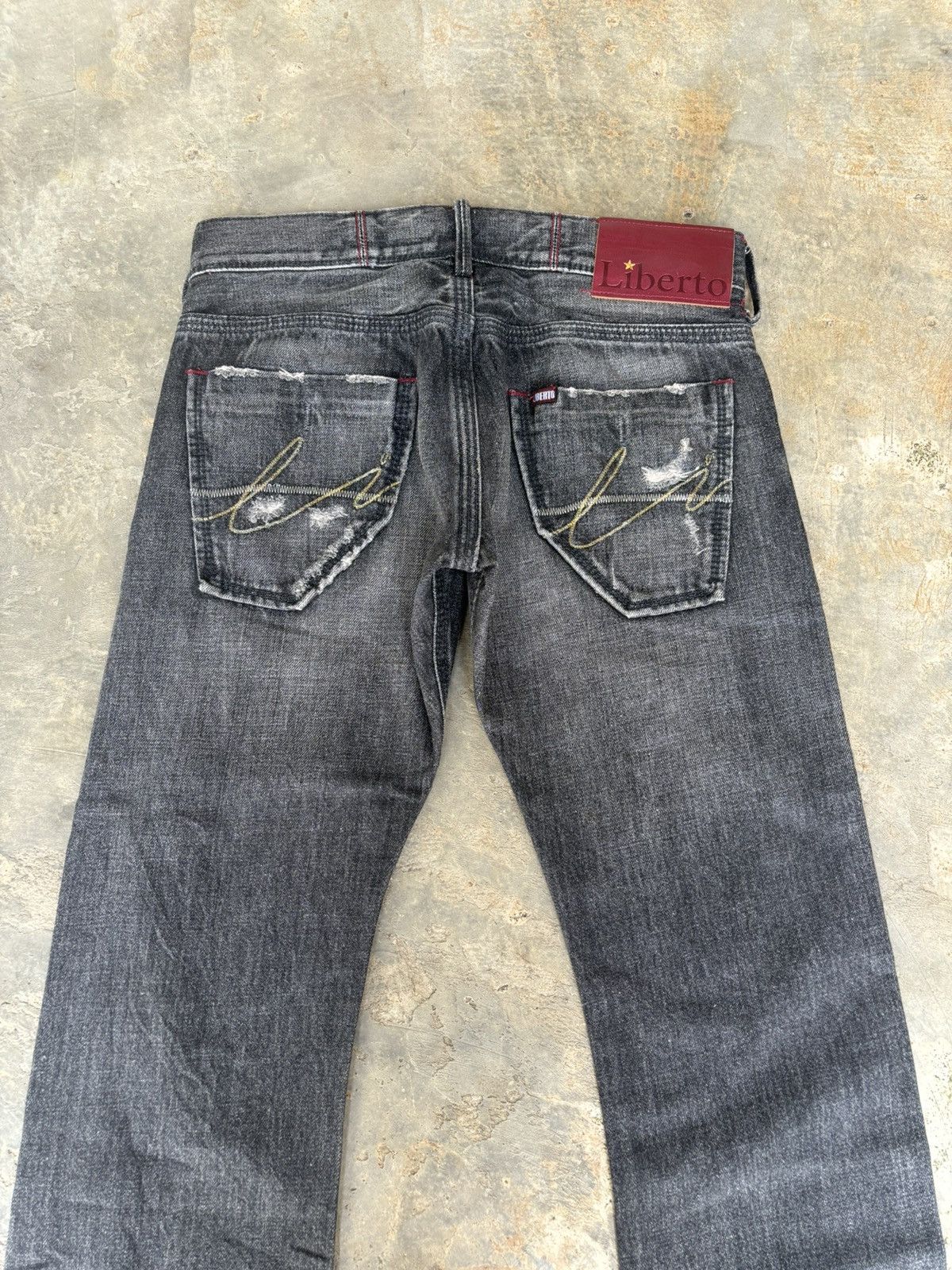 Hysteric Glamour Distreessed Denim Liberto xxx Ifsixwasnine Style Jeans Size US 31 - 3 Thumbnail