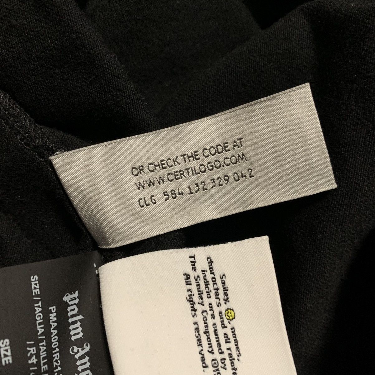 Palm Angels Palm Angels Small Burning Head Logo Black Tee Size US S / EU 44-46 / 1 - 9 Thumbnail