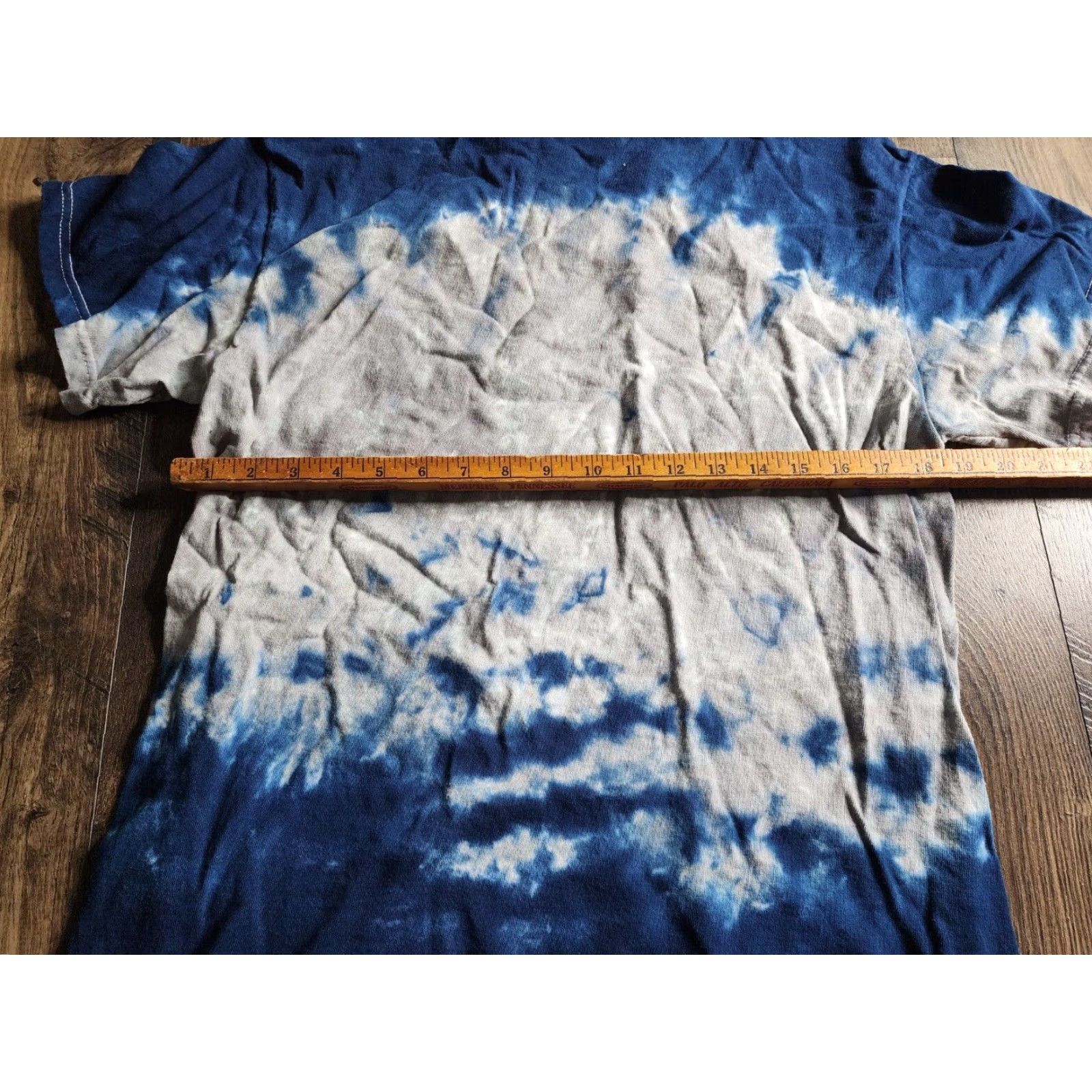 NFL NFL Mens Tie Dye T Shirt - New England Patriots - XL - Short Sleeve Crew Neck - Cotton - Graphic Print - Vintage: No - Regular Fit - Blue - Dept Men Size US XL / EU 56 / 4 - 3 Thumbnail
