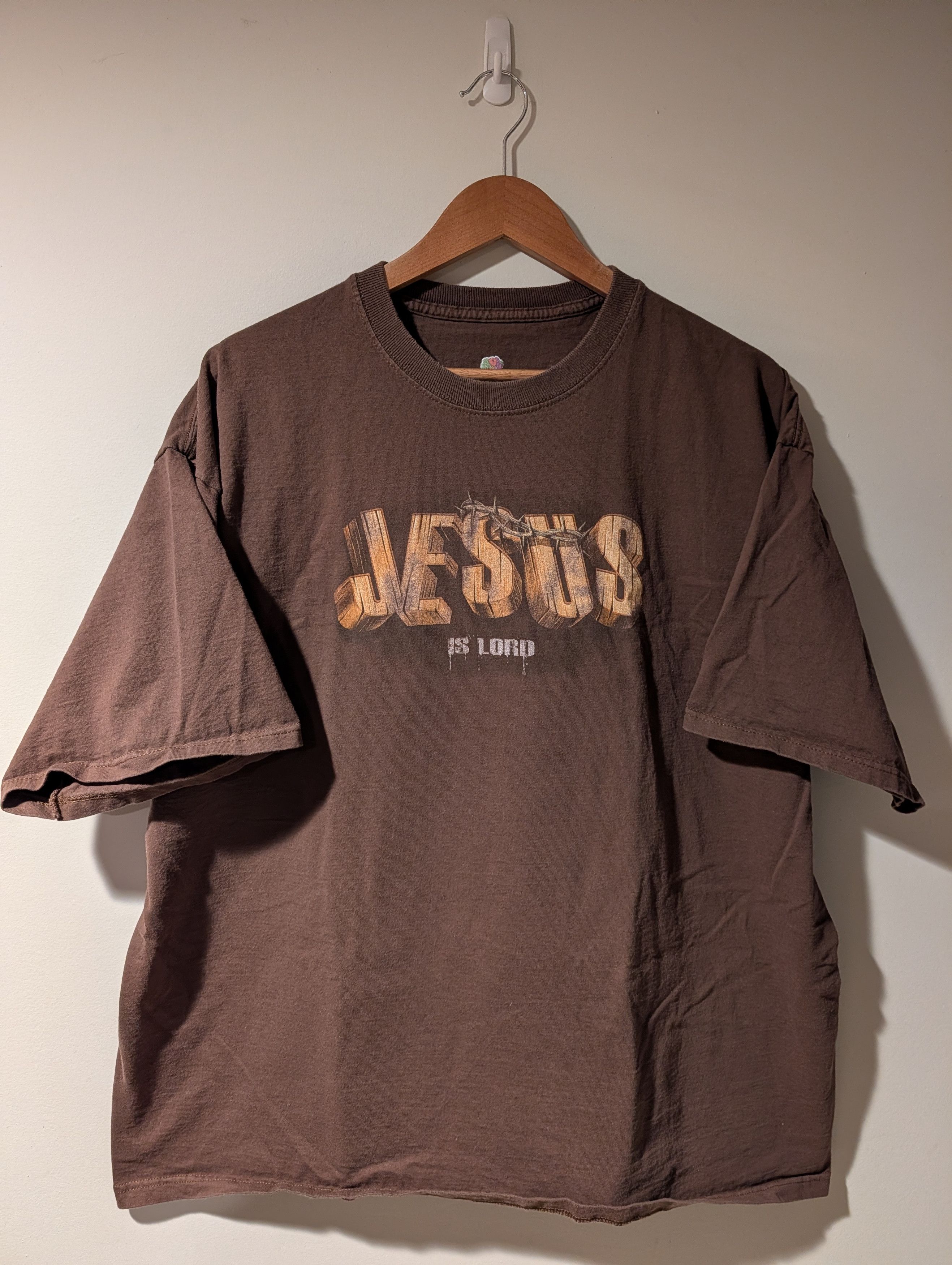 Arts & Science Vintage Jesus Is Lord T-Shirt Christ Forgiveness Religious Size US XXL / EU 58 / 5 - 1 Thumbnail
