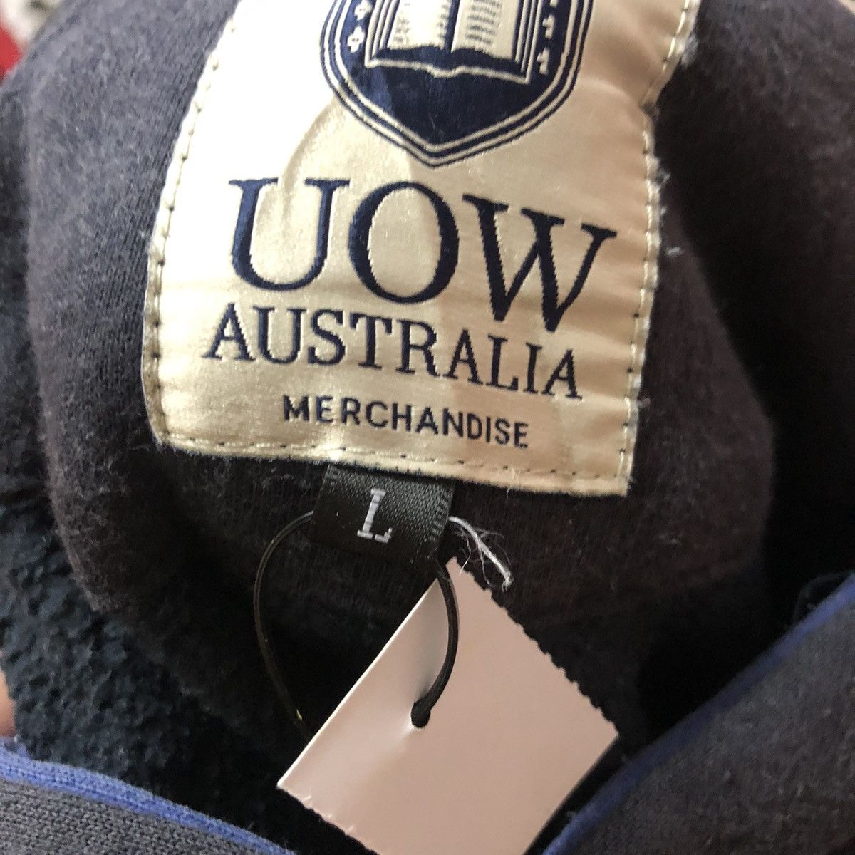 Japanese Brand UOW Black sweatshirt Hoodie #A2030 Size US L / EU 52-54 / 3 - 18 Thumbnail