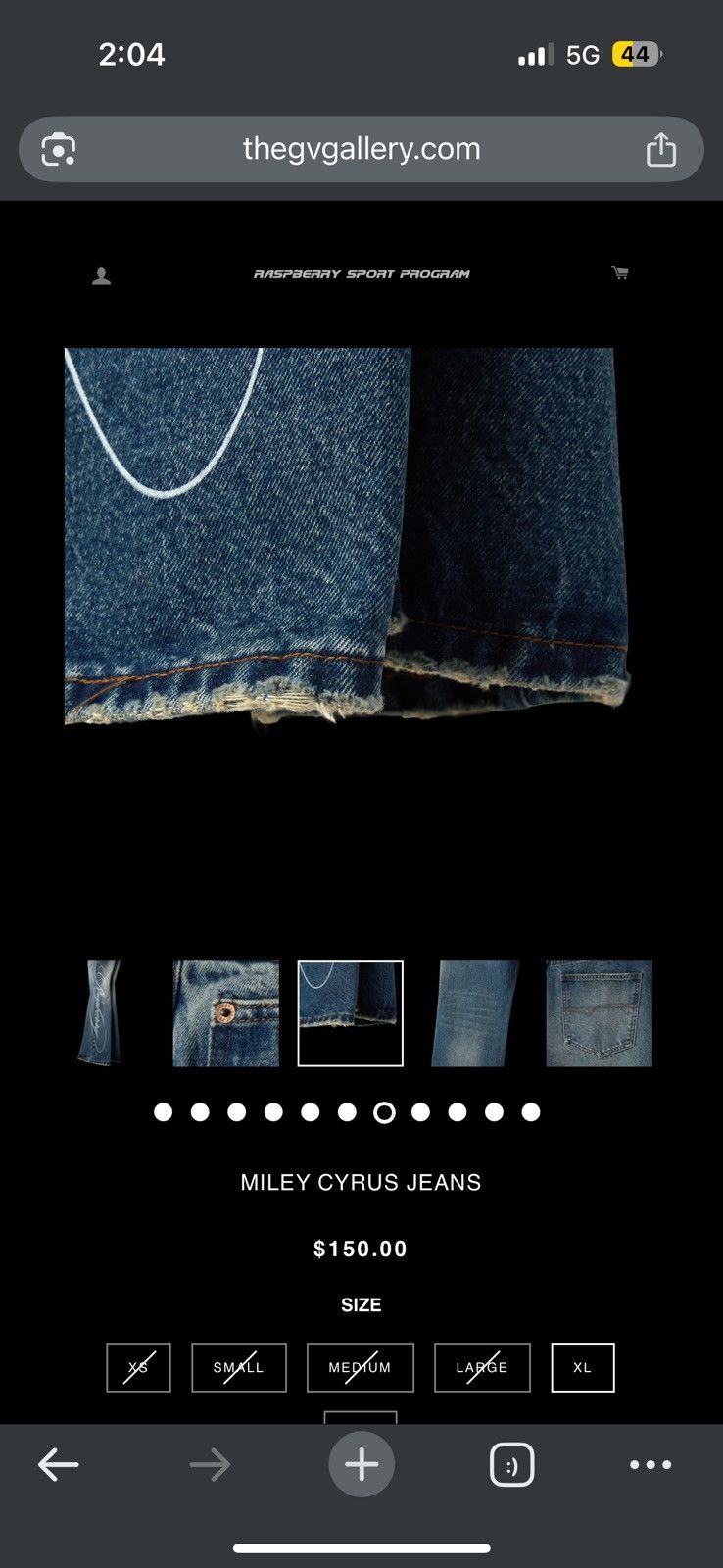 The GV Gallery GV Gallery Raspberry Hills Miley Cyrus Denim - XL Size US 36 / EU 52 - 15 Thumbnail