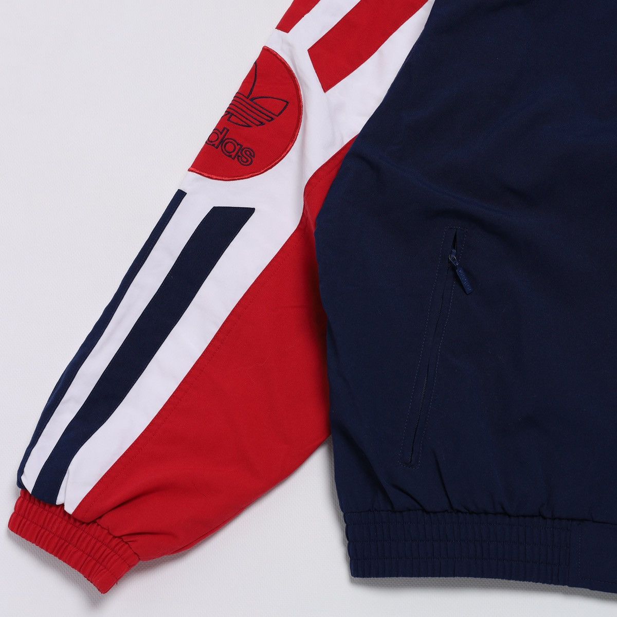 Adidas Vintage Adidas Zip Track Top Light Jacket 90s Red Blue Size US M / EU 48-50 / 2 - 5 Thumbnail