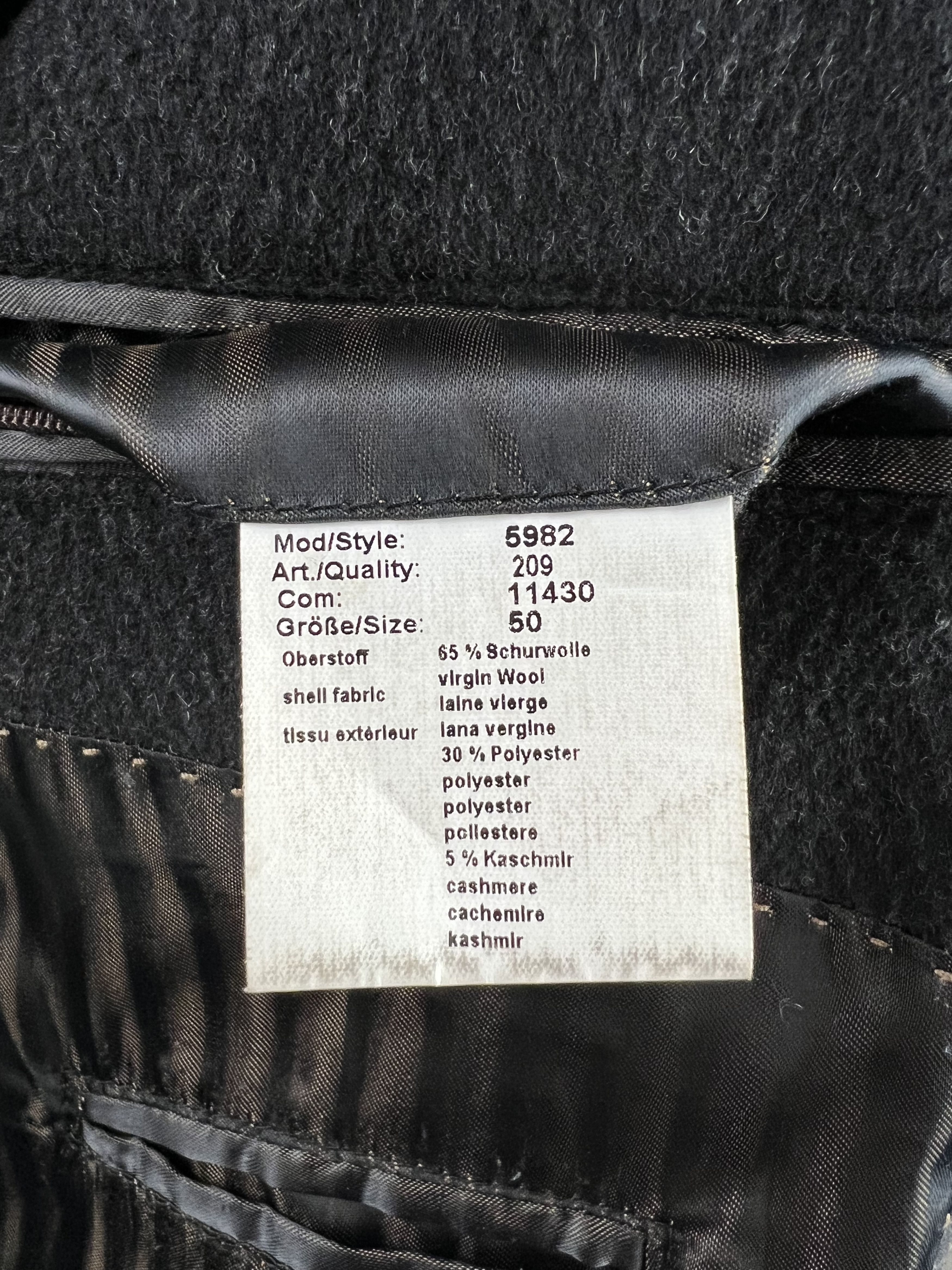 Other Roy Robson Men's Gray Wool Cashmere Heavy Coat Size 50 Size US M / EU 48-50 / 2 - 10 Thumbnail