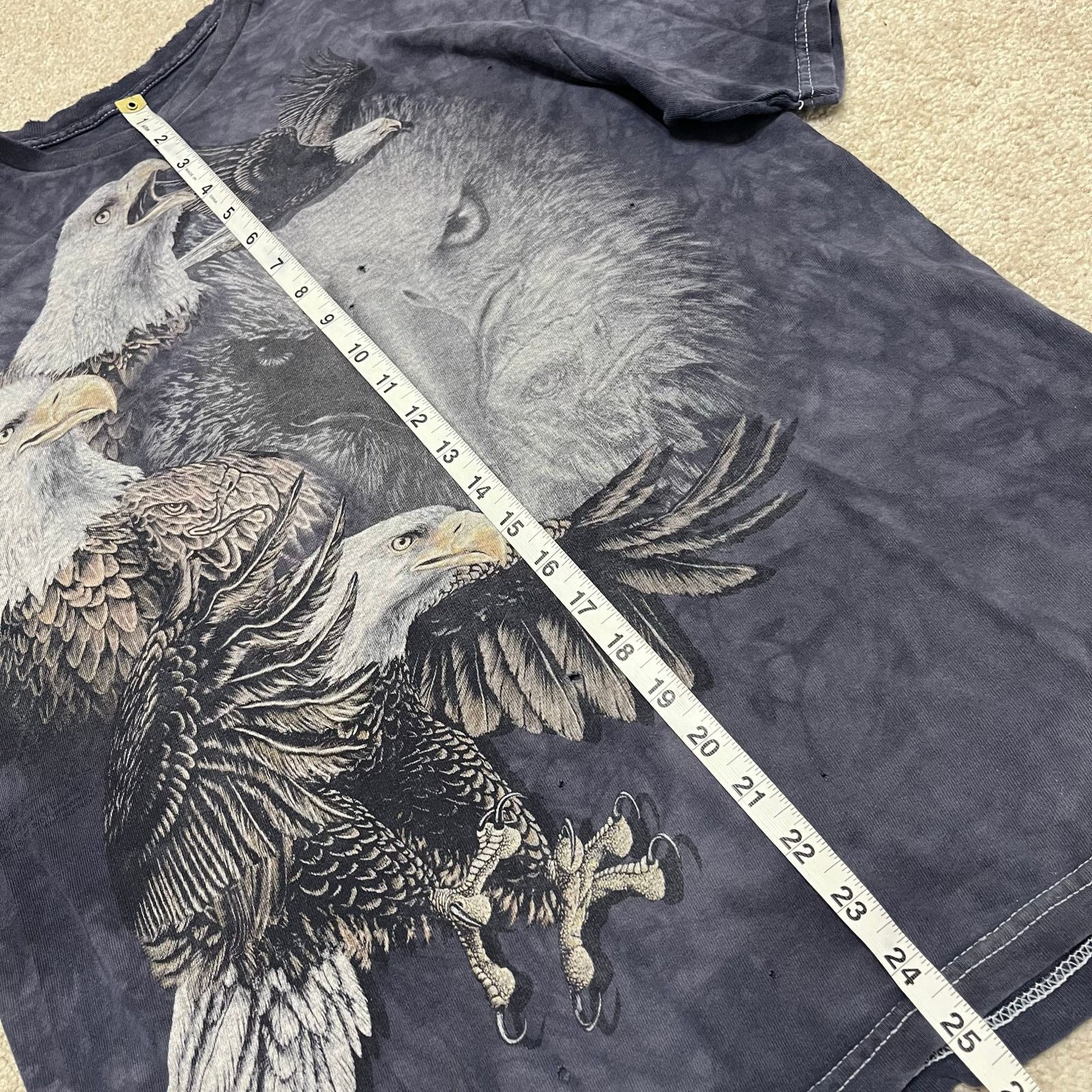 The Mountain Vintage Bald Eagle Graphic Tee All Over Print Large Size US L / EU 52-54 / 3 - 5 Thumbnail
