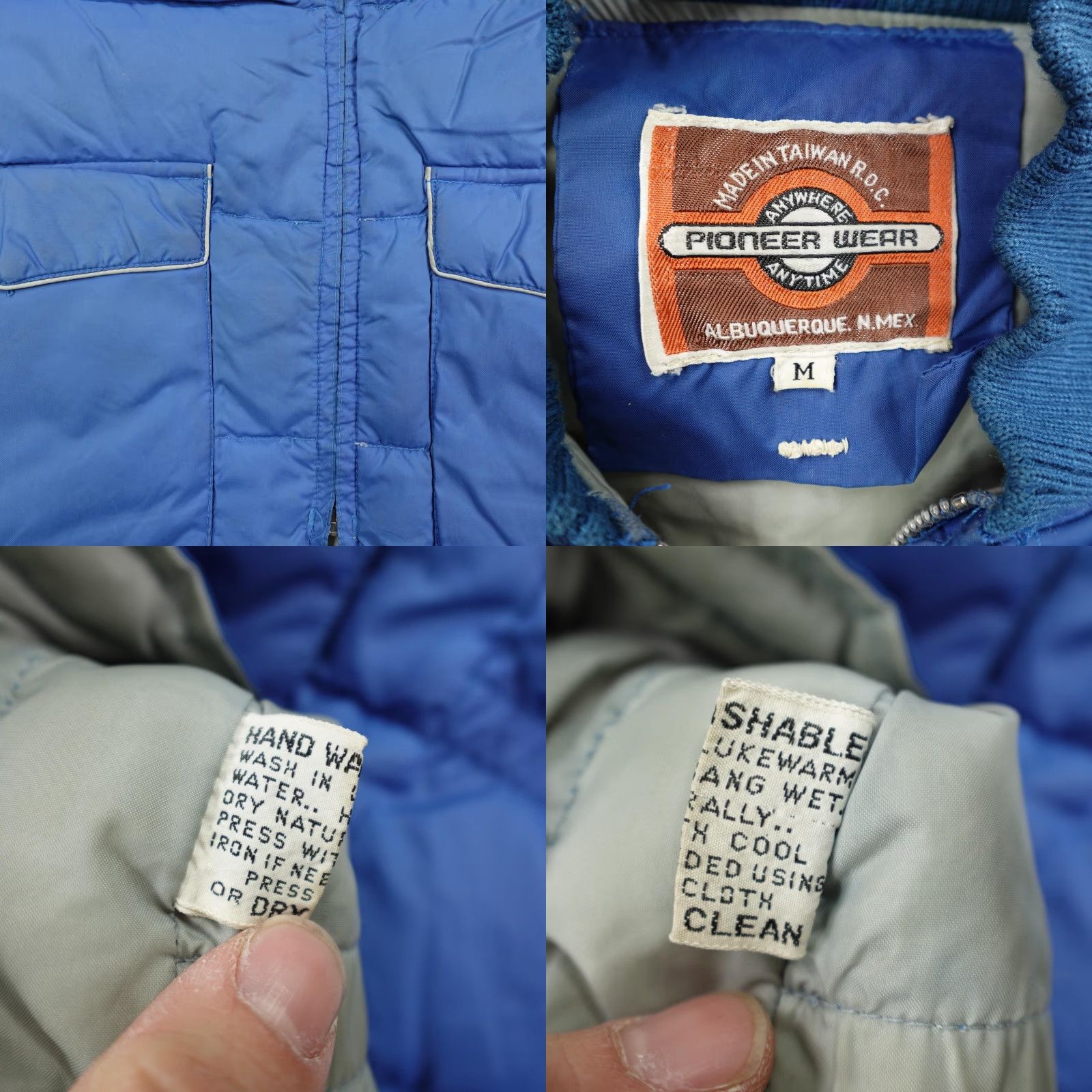 Vintage VINTAGE Pioneer Wear Vest Mens Medium Blue Quilted Down Insulated 80s Puffer Vest Mens Medium Blue 80s Outdoors Mens Size US M / EU 48-50 / 2 - 8 Thumbnail