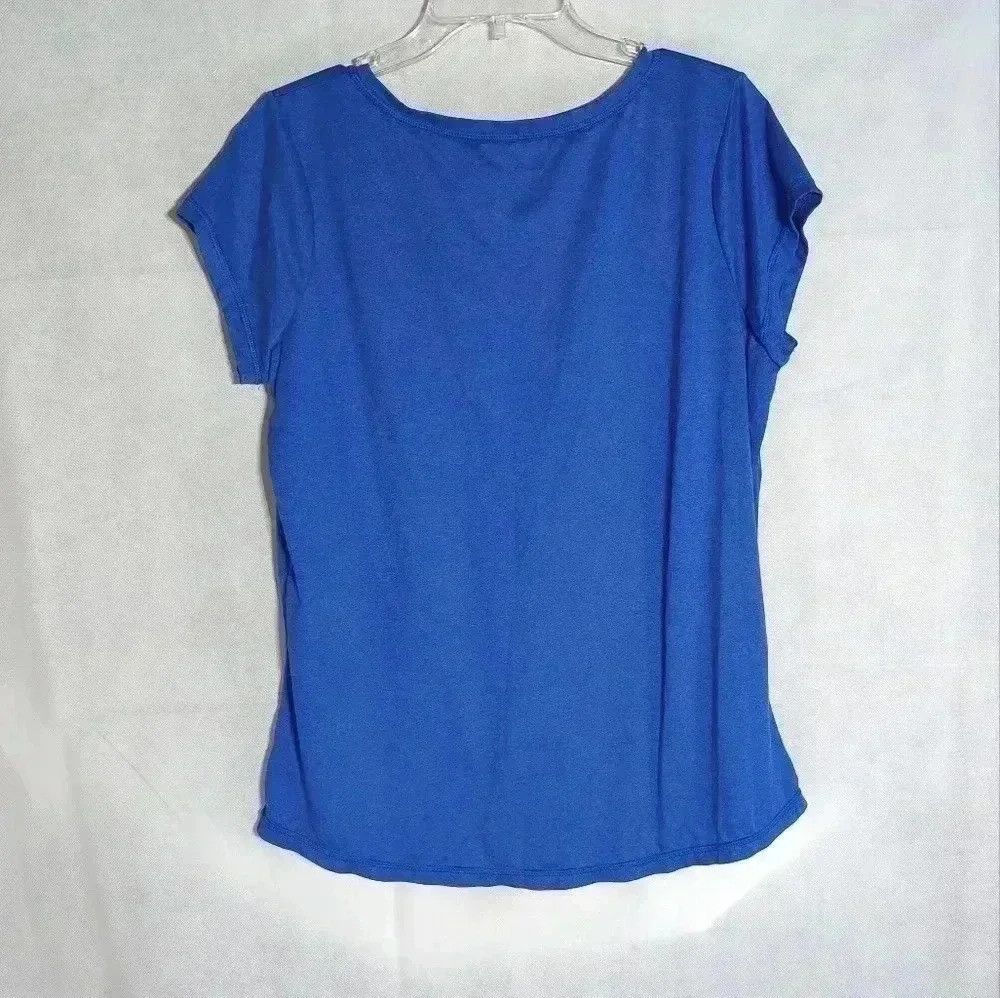 Designer Boston Becky classic Blue T-shirt XL V-Neck Xersion Size XL / US 12-14 / IT 48-50 - 3 Thumbnail