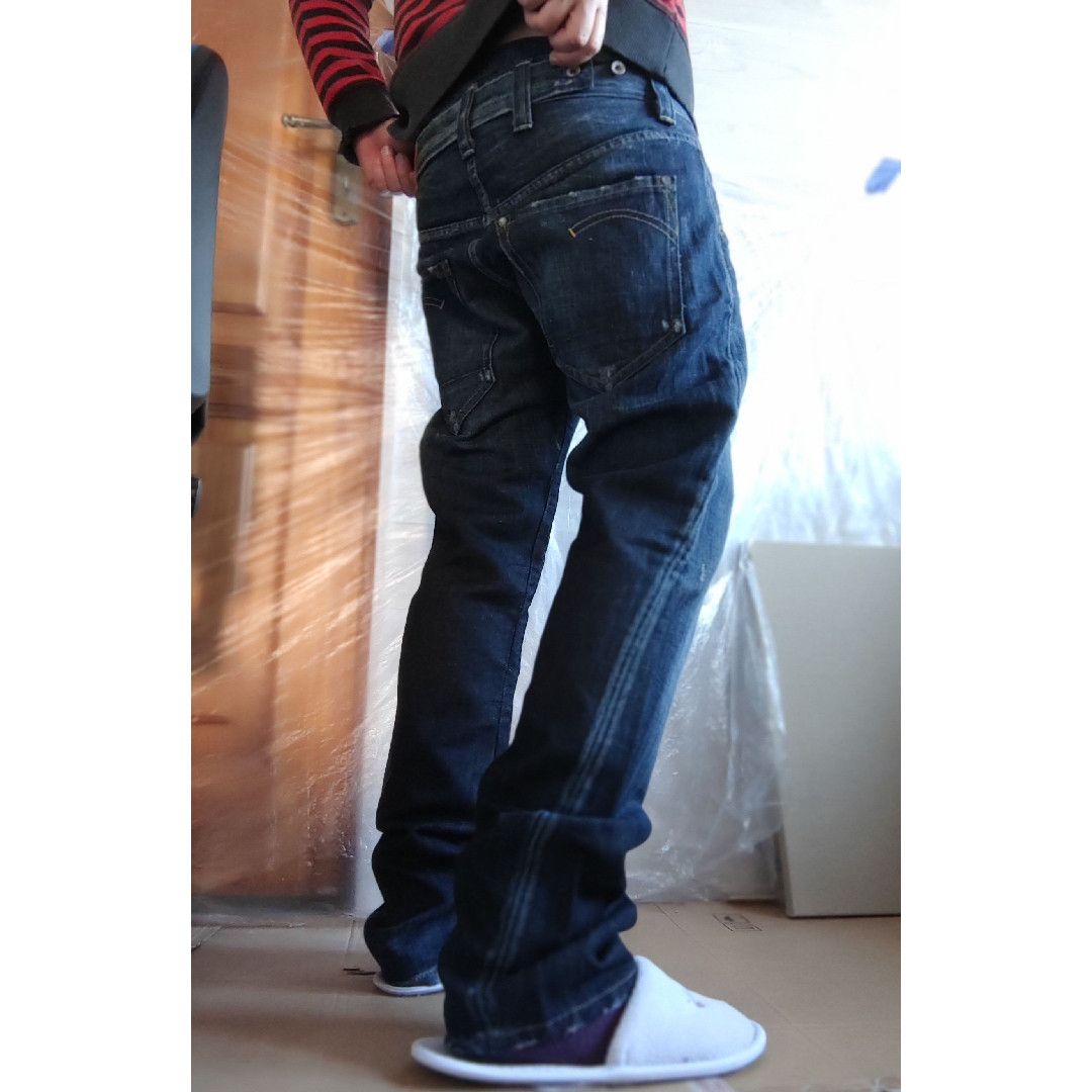 G-Star Stacked Mid Skinny Pants Flared Alt Neo Denim 3301 Size US 33 - 1 Thumbnail