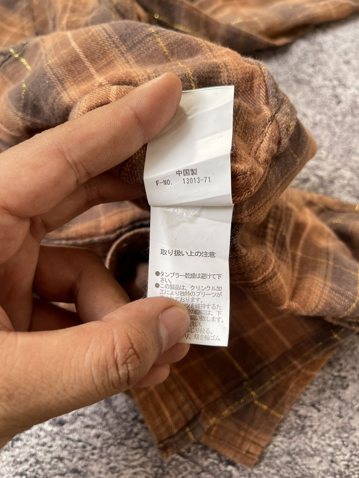 Japanese Brand HIDE AWAYS NICOLE CLUB FLANNEL SHIRT Size US M / EU 48-50 / 2 - 8 Thumbnail