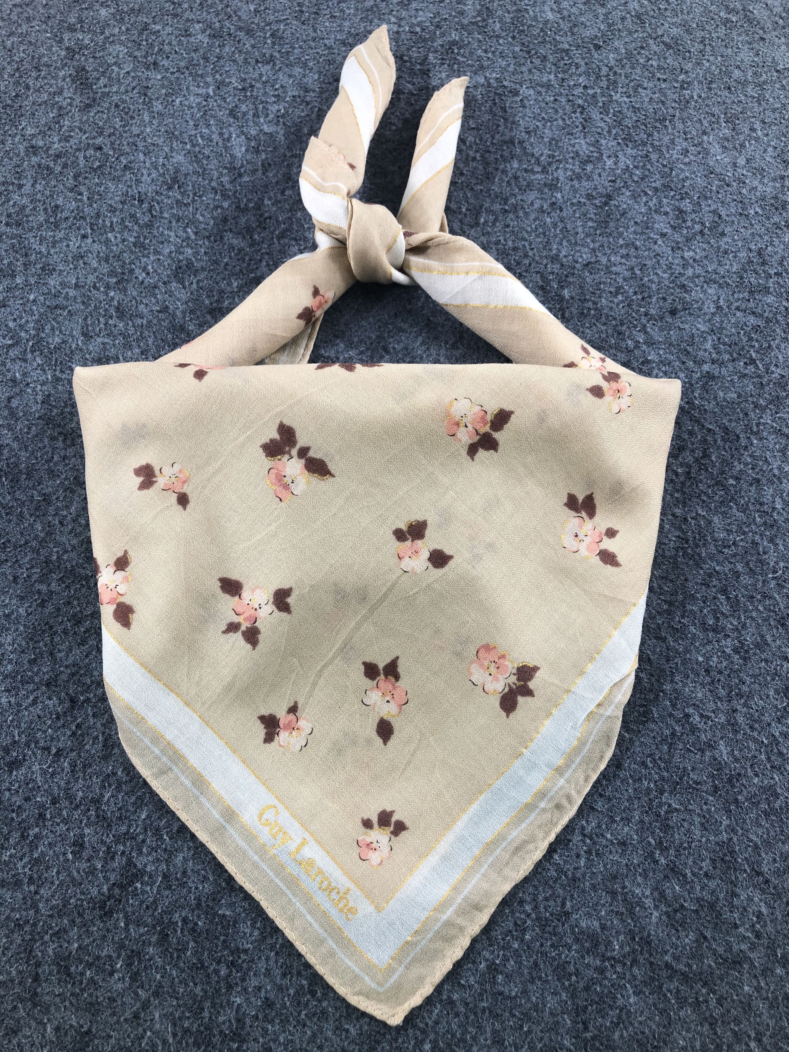 Guy Laroche × Vintage Guy Laroche Handkerchief / Bandana / Neckerchief Size ONE SIZE - 2 Thumbnail