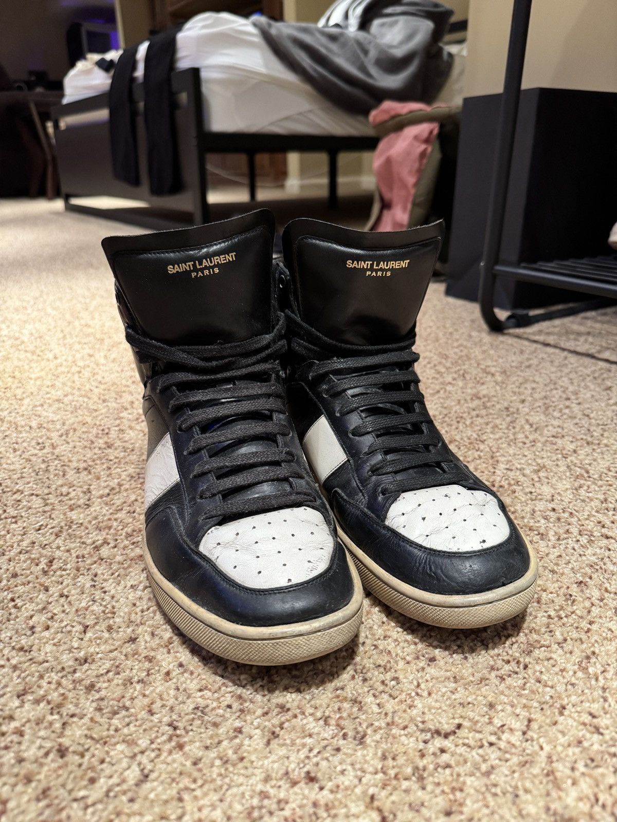 Men's Saint Laurent High Top Sneakers | Grailed