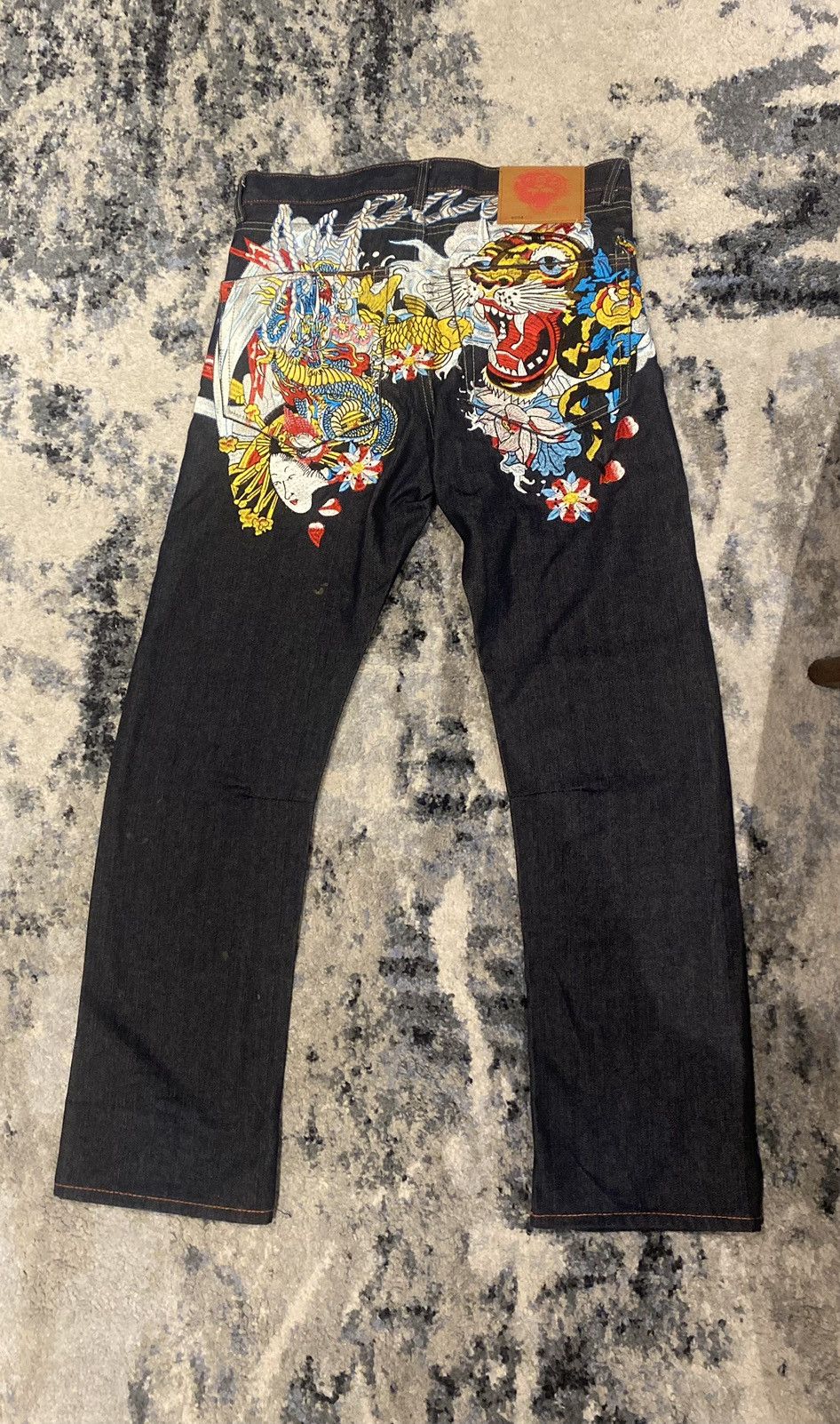 image of Ed Hardy Jeans in Black, Men's (Size 34)