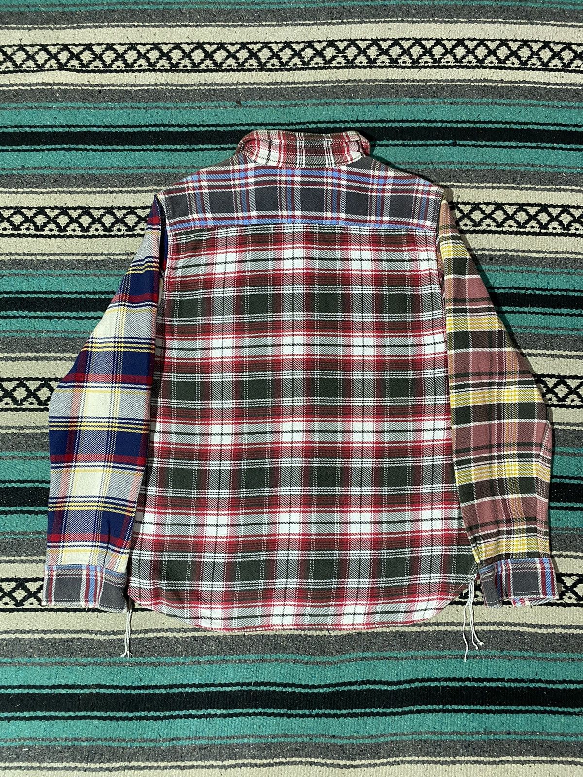 Japanese Brand Houston Union Made Heavyweight Flannel Shirt Size US L / EU 52-54 / 3 - 12 Thumbnail