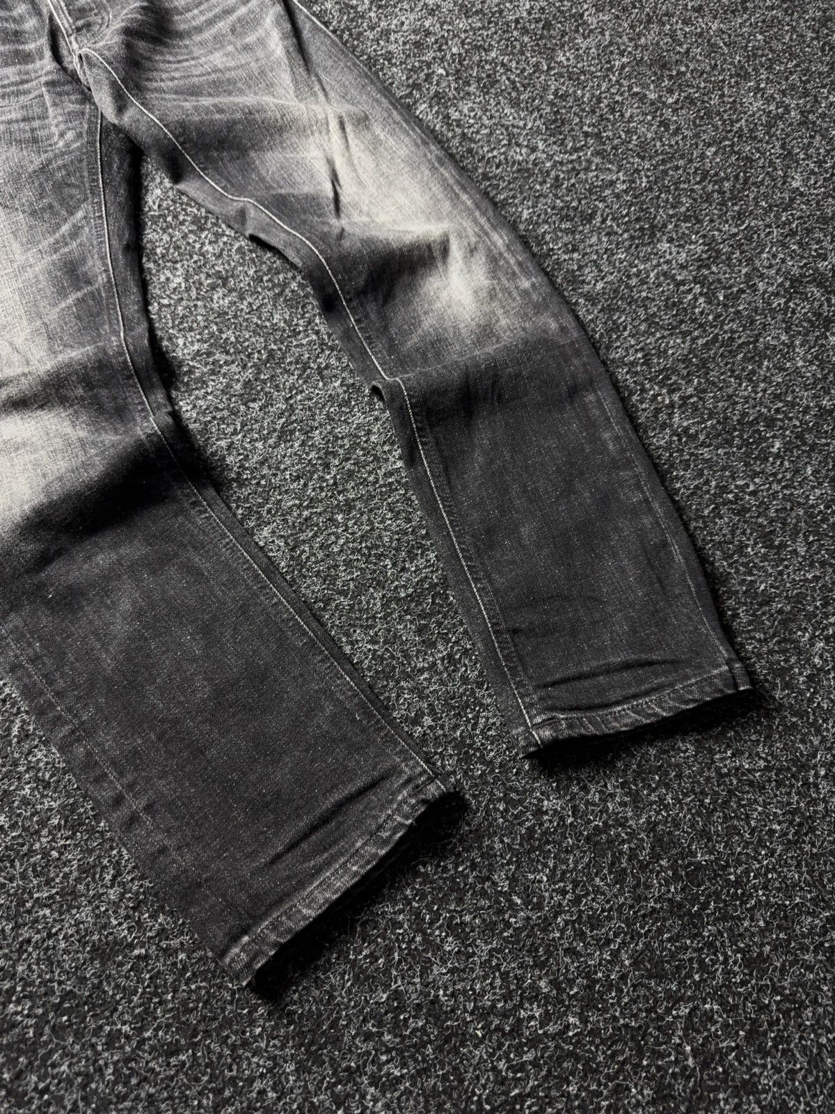 Nudie Jeans Luxury 00s Nudie Jeans Co Black Organic Denim Slim Fit Size US 30 / EU 46 - 4 Thumbnail