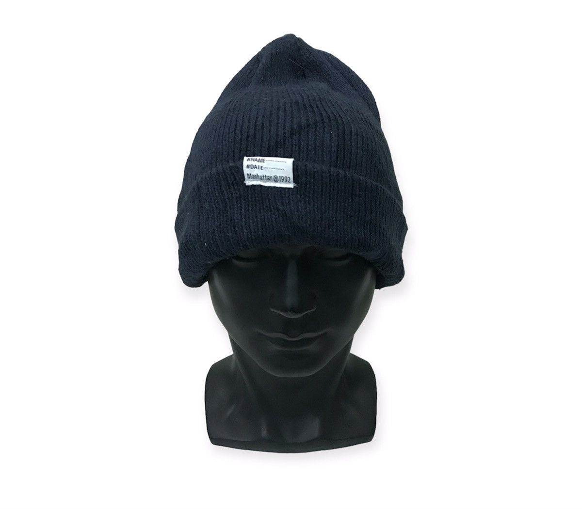 image of Lowrys Farm Plain Beanie Hat in Black, Men's