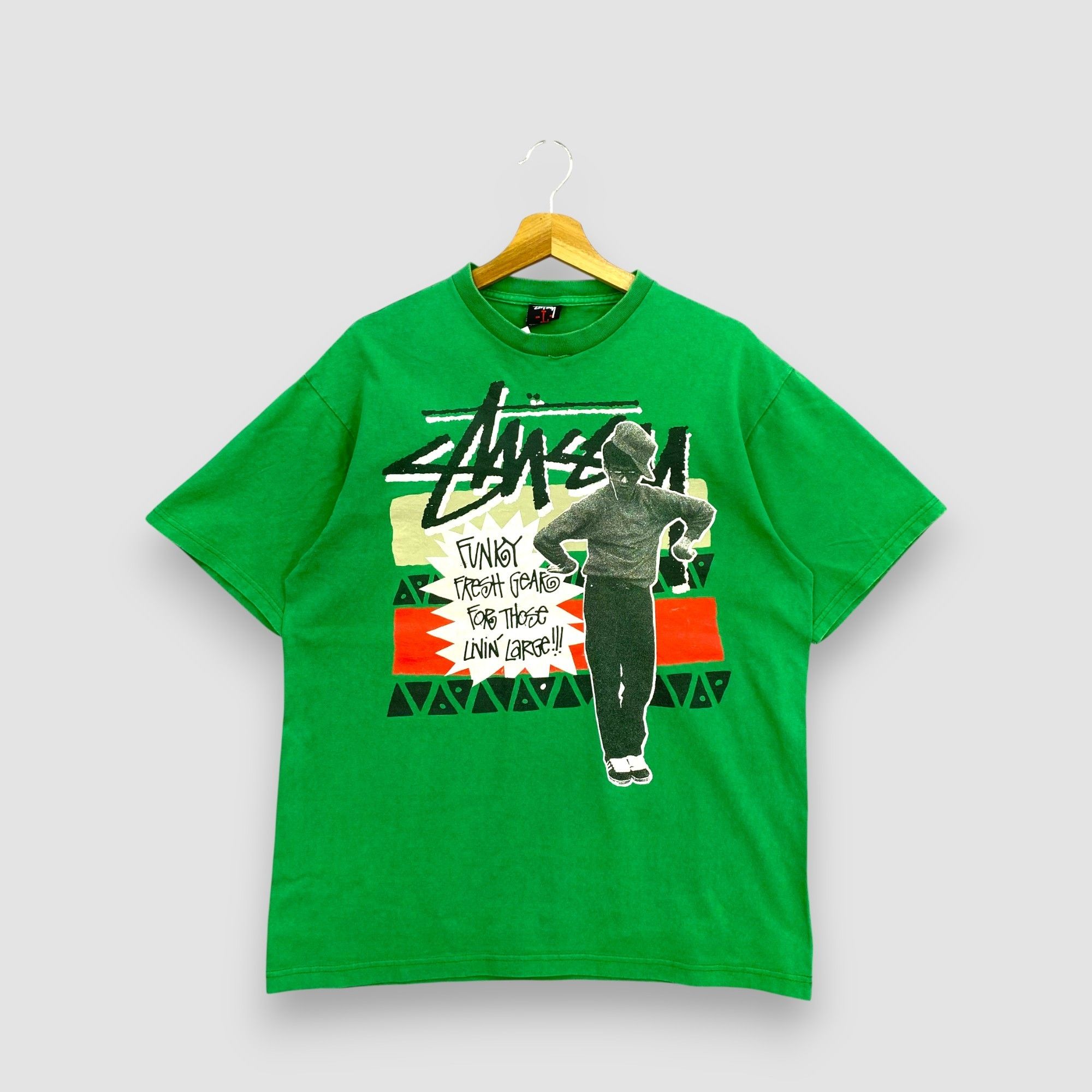 Stussy × Vintage 1990s Stussy Donkey Big Ass Gear Shirt Vintage