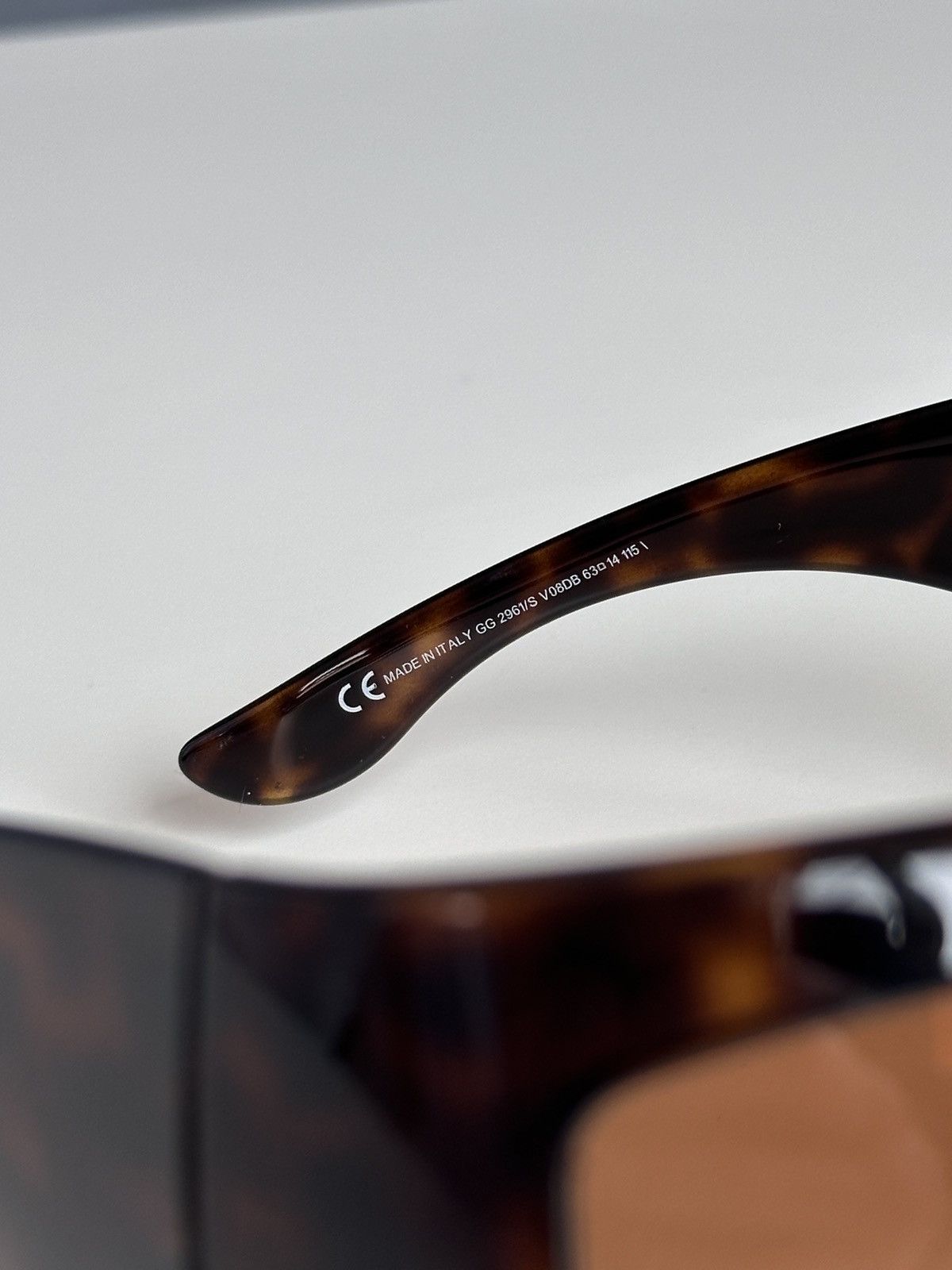Gucci GUCCI Shield Mask Oversized Sunglasses Leopard GG 2961/S Y2K Size ONE SIZE - 7 Thumbnail