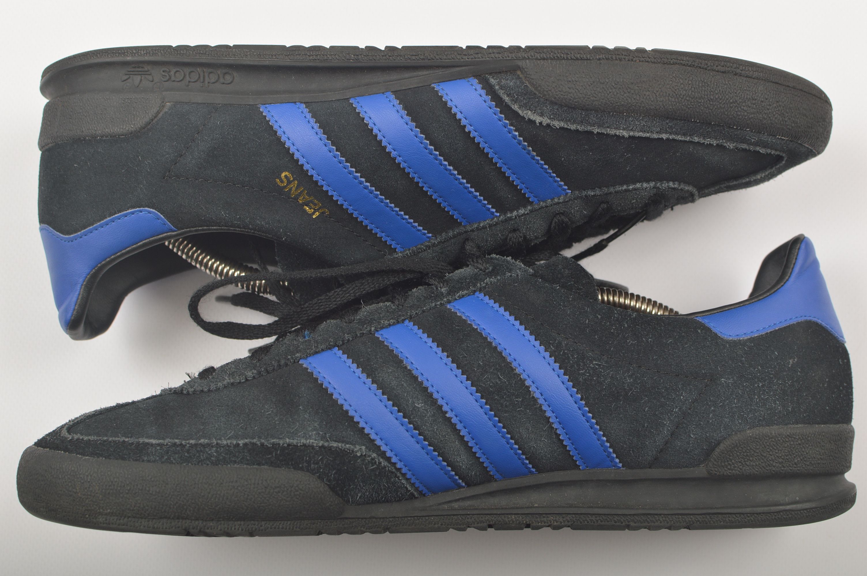 Adidas Adidas Jeans Black/Blue Suede Sneakers Trainers Size US 10.5 / EU 43-44 - 4 Thumbnail
