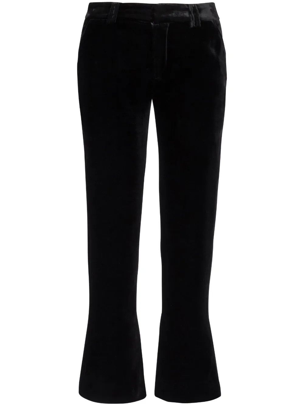 Balmain o1y0625 Velvet Casual Pant in Black Size 27" / US 4 / IT 40 - 1 Thumbnail