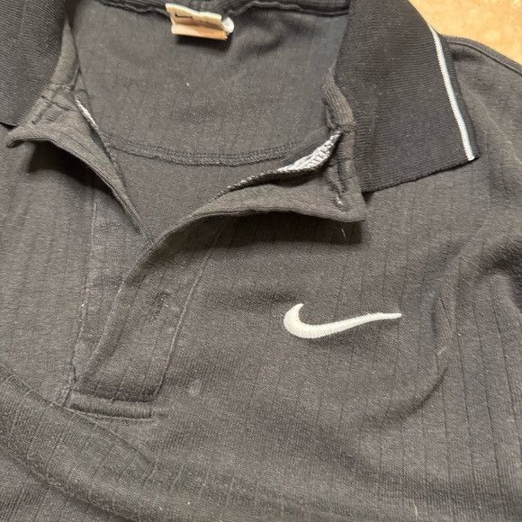 Nike Vintage 1990s Made in USA Nike Polo black shirt Size US XL / EU 56 / 4 - 2 Thumbnail