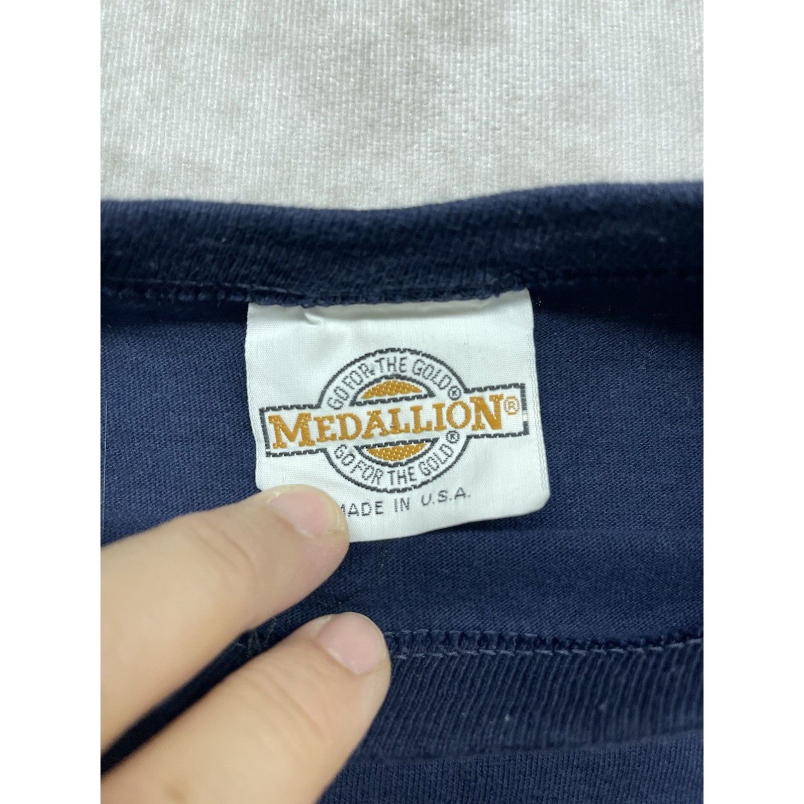 Other VTG 90s Late Show David Letterman T-Shirt XL Navy Blue Medal Size US XL / EU 56 / 4 - 3 Thumbnail