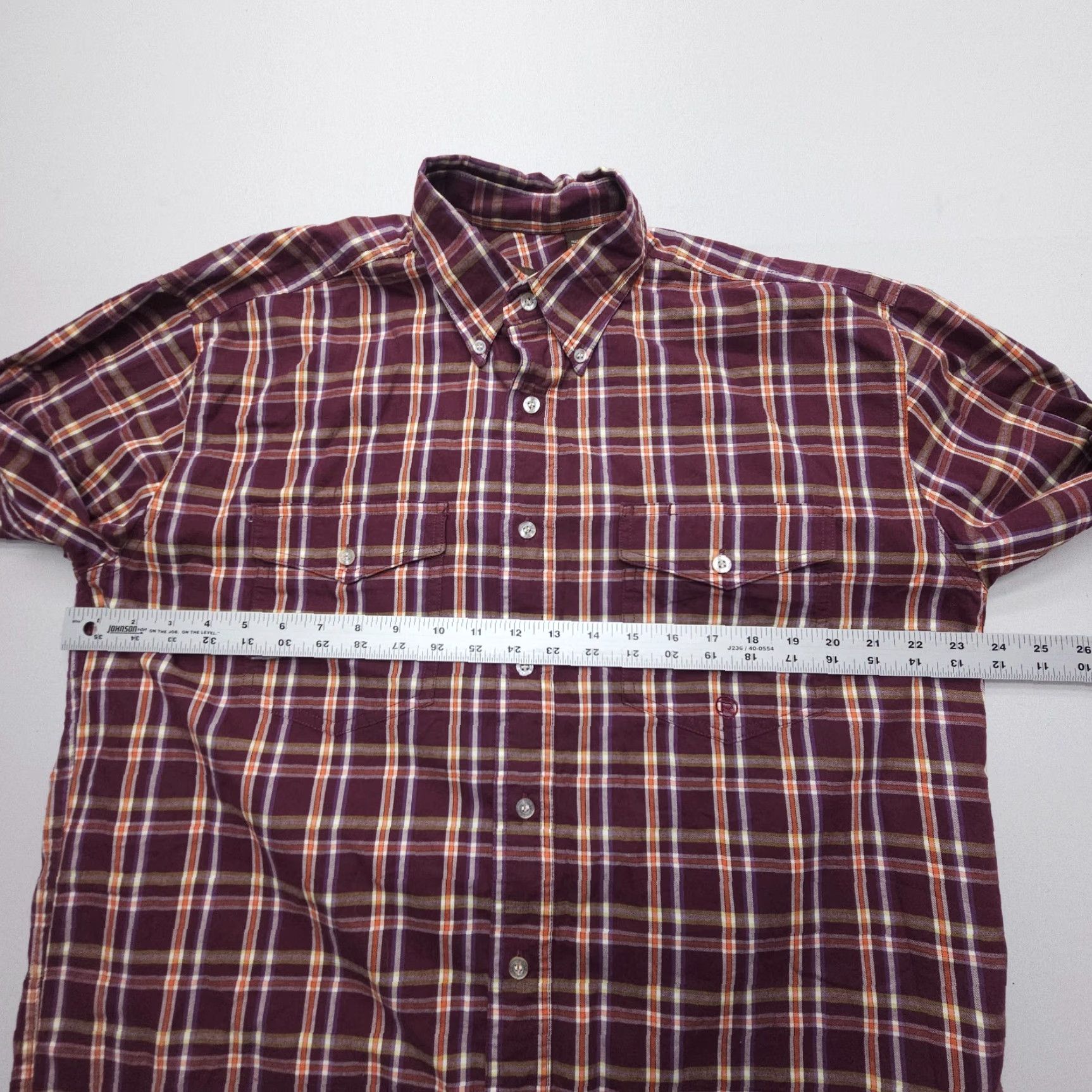 Roper Roper Shirt Mens M Plaid Button-Down Long Sleeve Cotton Western Rodeo Workwear Button-Up Casual Business Travel Size US M / EU 48-50 / 2 - 6 Thumbnail