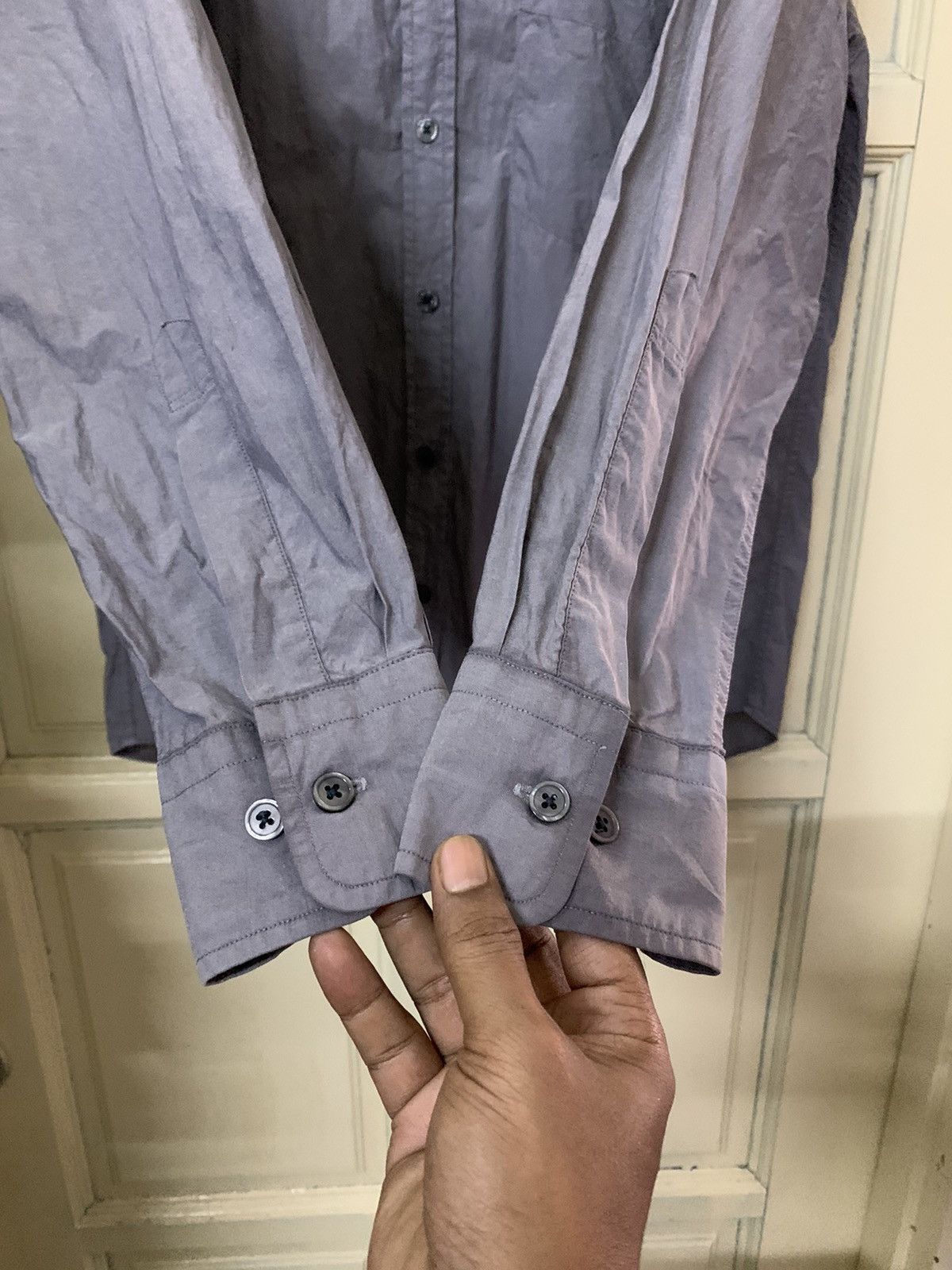 Yohji Yamamoto 💥Yohji Yamamoto A.A.R Button Shirt Size US M / EU 48-50 / 2 - 4 Thumbnail