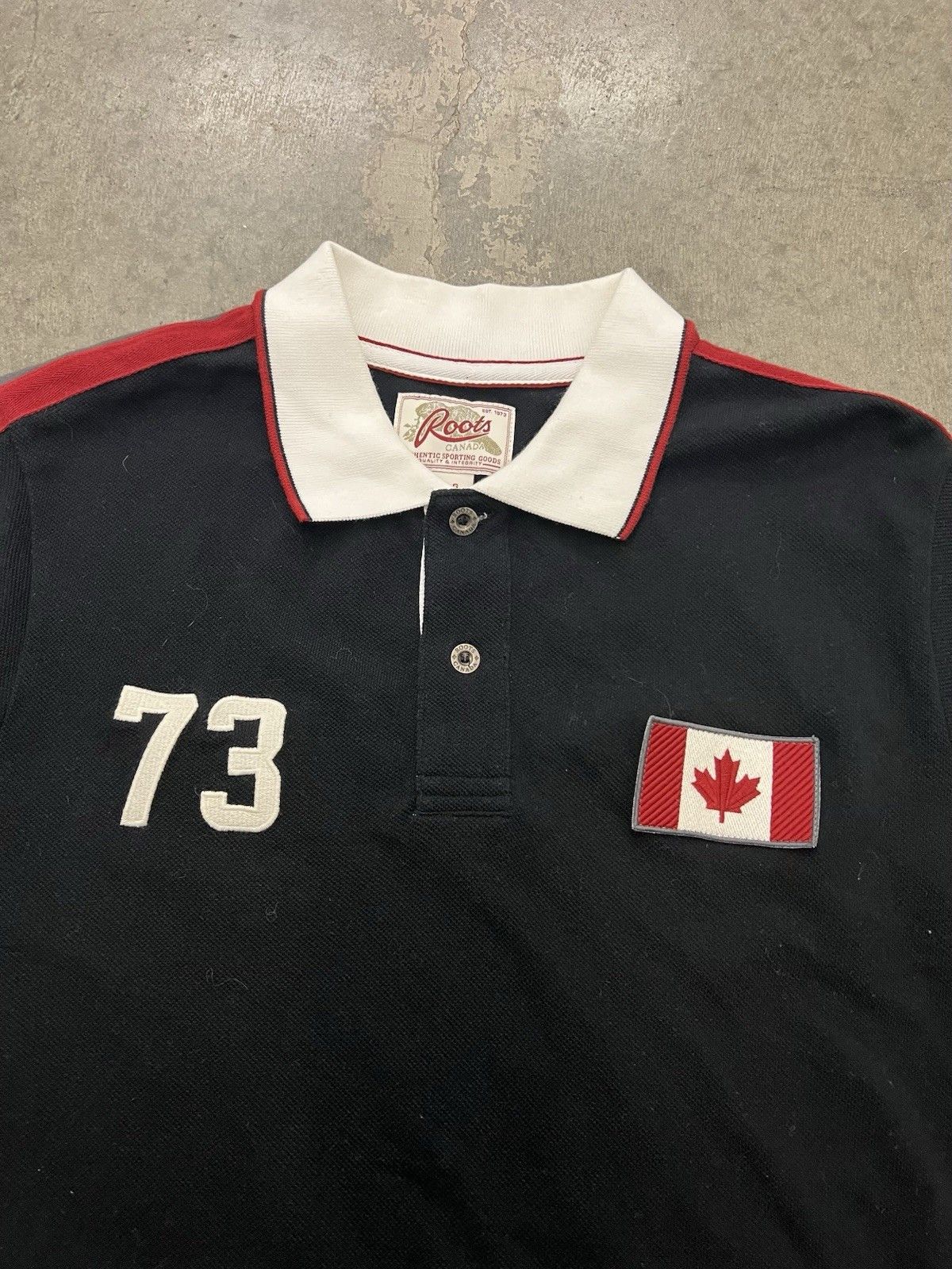Roots Roots Canada 73 Polo Shirt Size Large Size US L / EU 52-54 / 3 - 3 Thumbnail