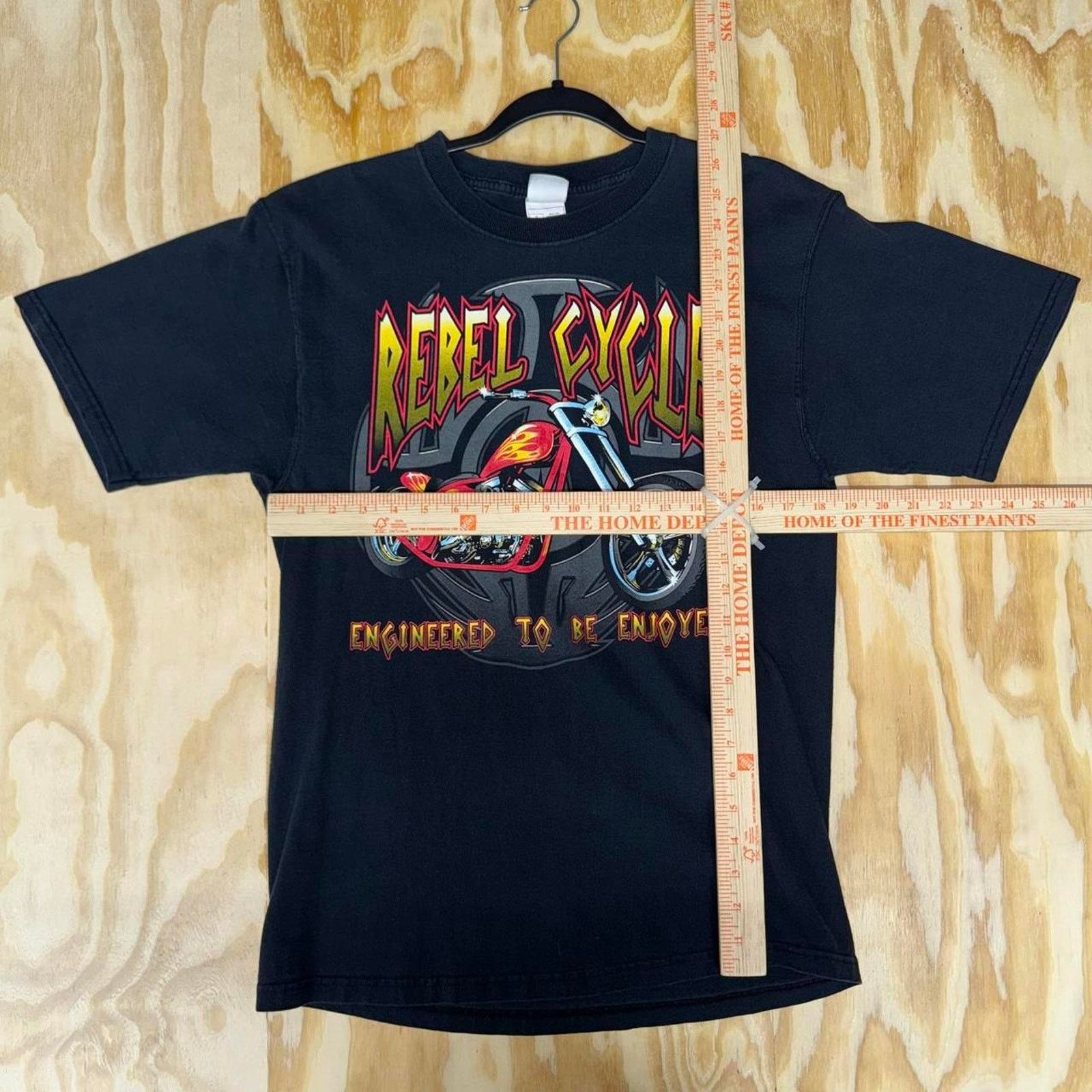 Harley Davidson Large - Vintage y2k rebel cycle biker t-shirt Size US L / EU 52-54 / 3 - 3 Thumbnail