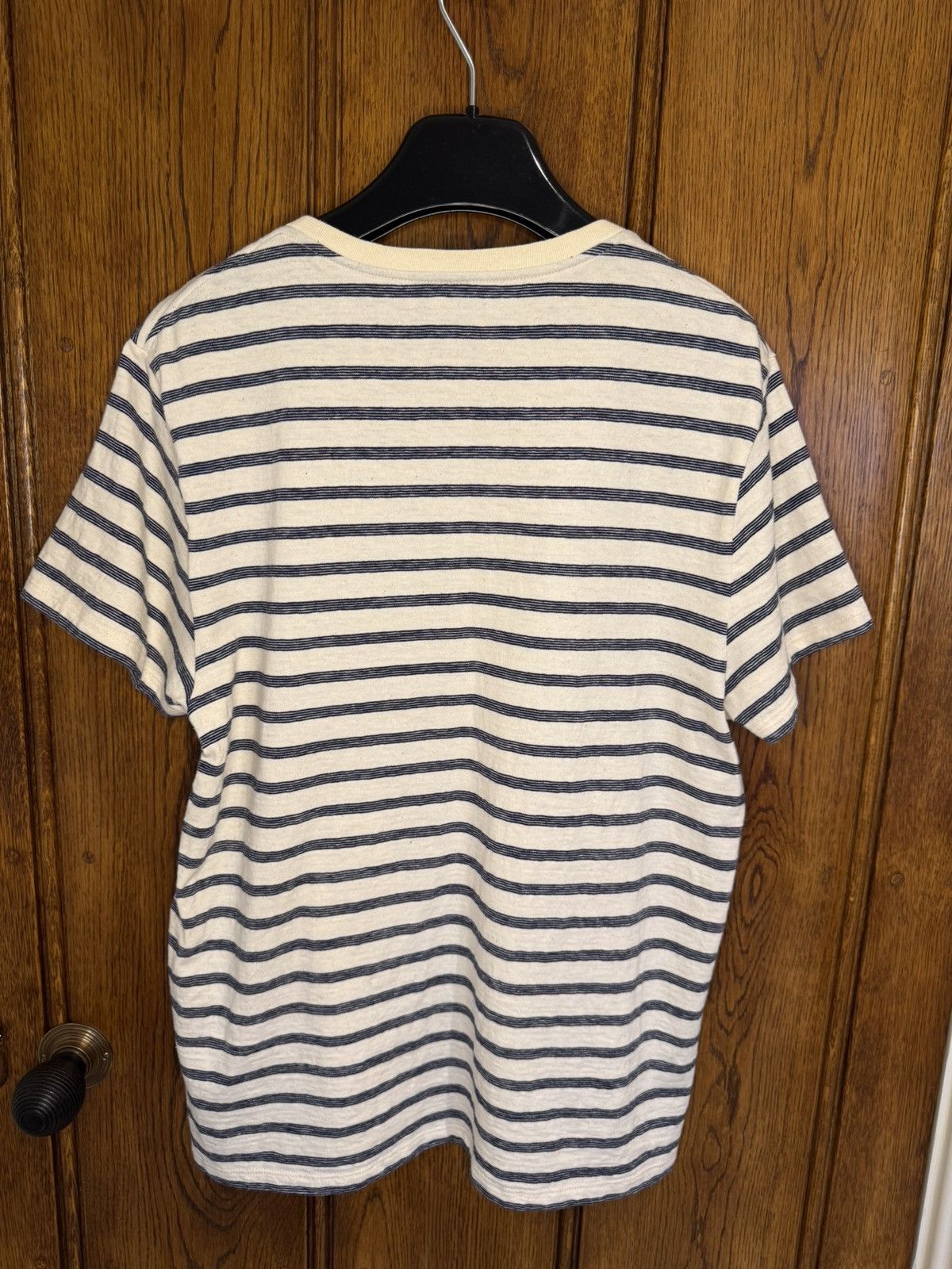 Saint Laurent Paris $620 Saint Laurent STRIPED CASSANDRE T-SHIRT IN JERSEY Size US L / EU 52-54 / 3 - 17 Thumbnail