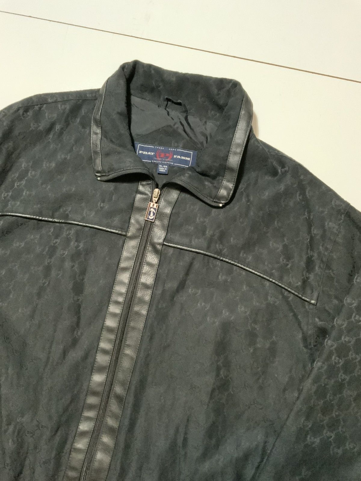 Phat Farm × Vintage Vintage 90s Y2K 2000s Phat Farm Monogram Dapper AOP Jacket Size US XL / EU 56 / 4 - 5 Thumbnail