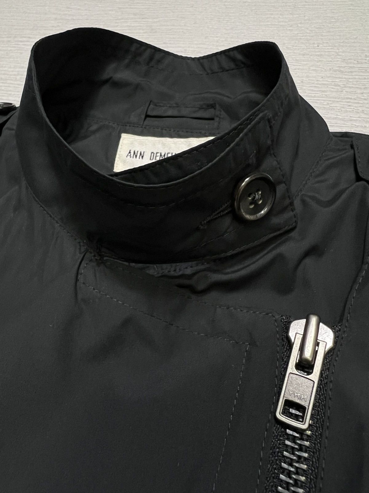 Ann Demeulemeester Ann Demeulemeester - Asymmetrical Zip Belted Trench Coat Size XS / US 0-2 / IT 36-38 - 9 Thumbnail