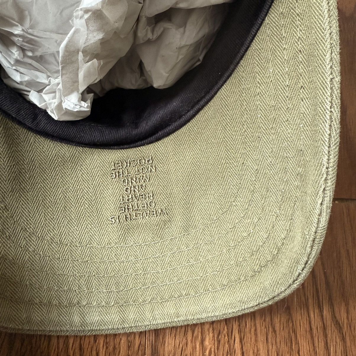Billionaire Boys Club BBC OG Logo Fitted Hat – Olive Green Exclusive Season 0 Size ONE SIZE - 3 Thumbnail