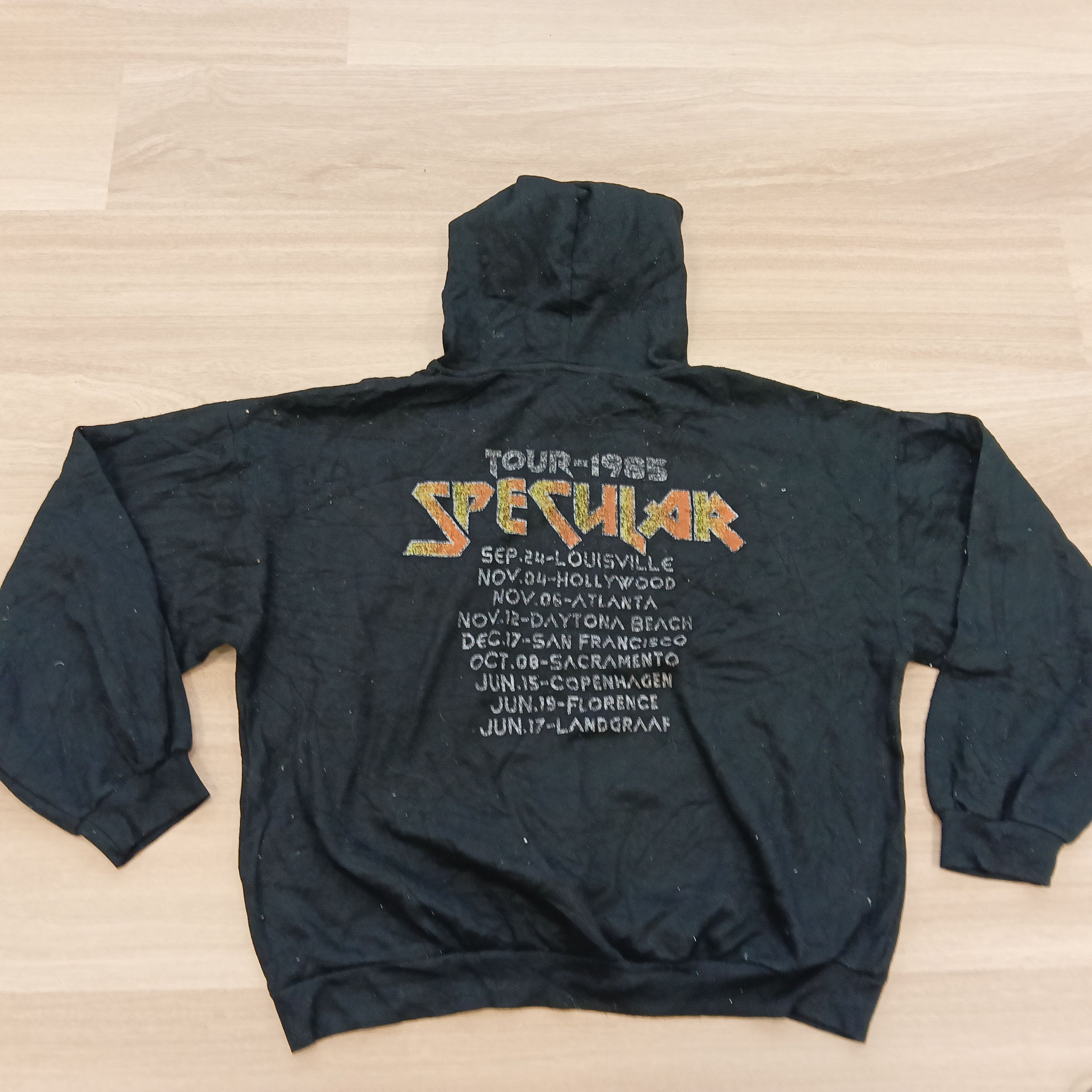 Other SPECTULAR TOUR 1985 SWEATSHIRT HOODIE XL Size US XL / EU 56 / 4 - 7 Thumbnail