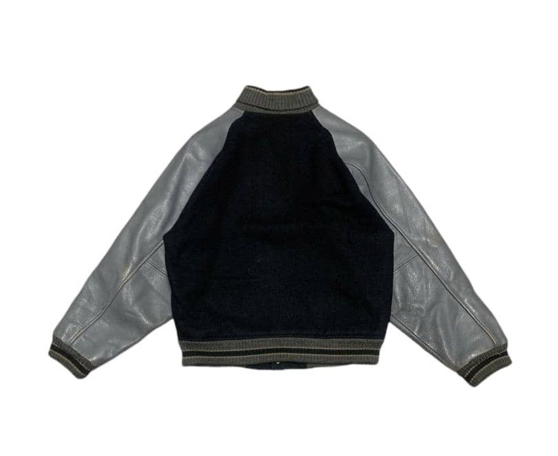 Vintage Vintage Hockey Scene Sleeve Leather Wool Varsity Jacket Size US M / EU 48-50 / 2 - 4 Thumbnail