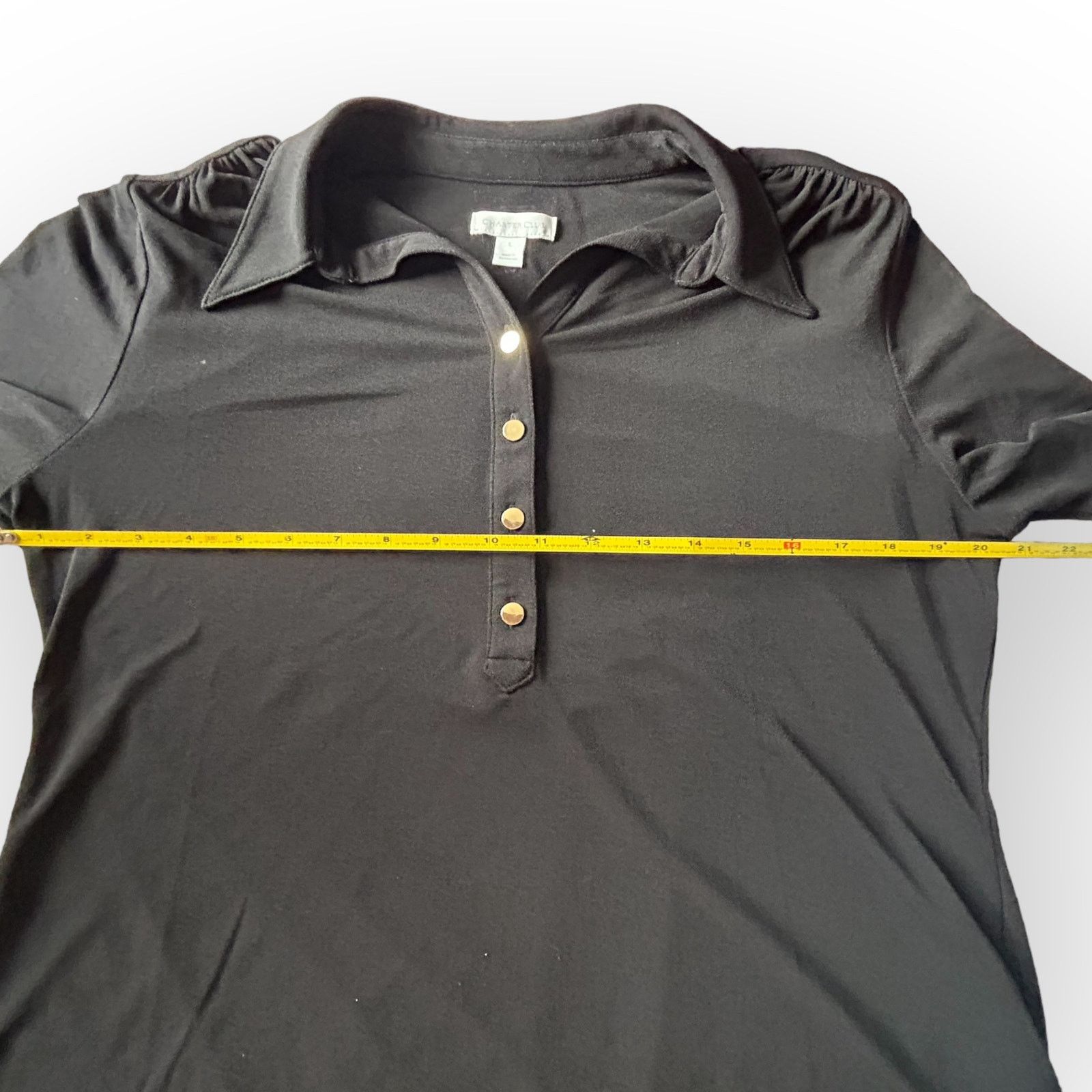 Other Women’s Black Charter Club Blouse | Size Large Size L / US 10 / IT 46 - 3 Thumbnail