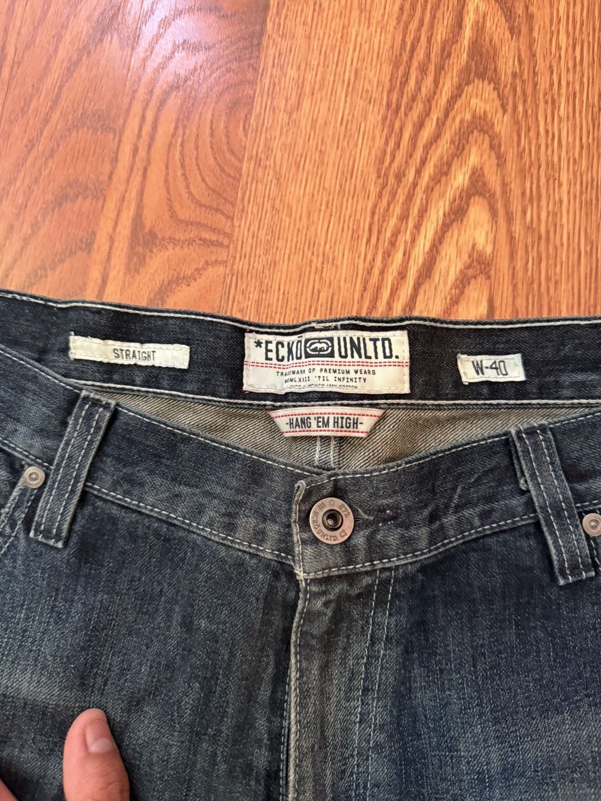 Ecko Unltd. Vintage Ecko Unlimited Straight Leg Denim Jeans Size US 40 / EU 56 - 3 Thumbnail