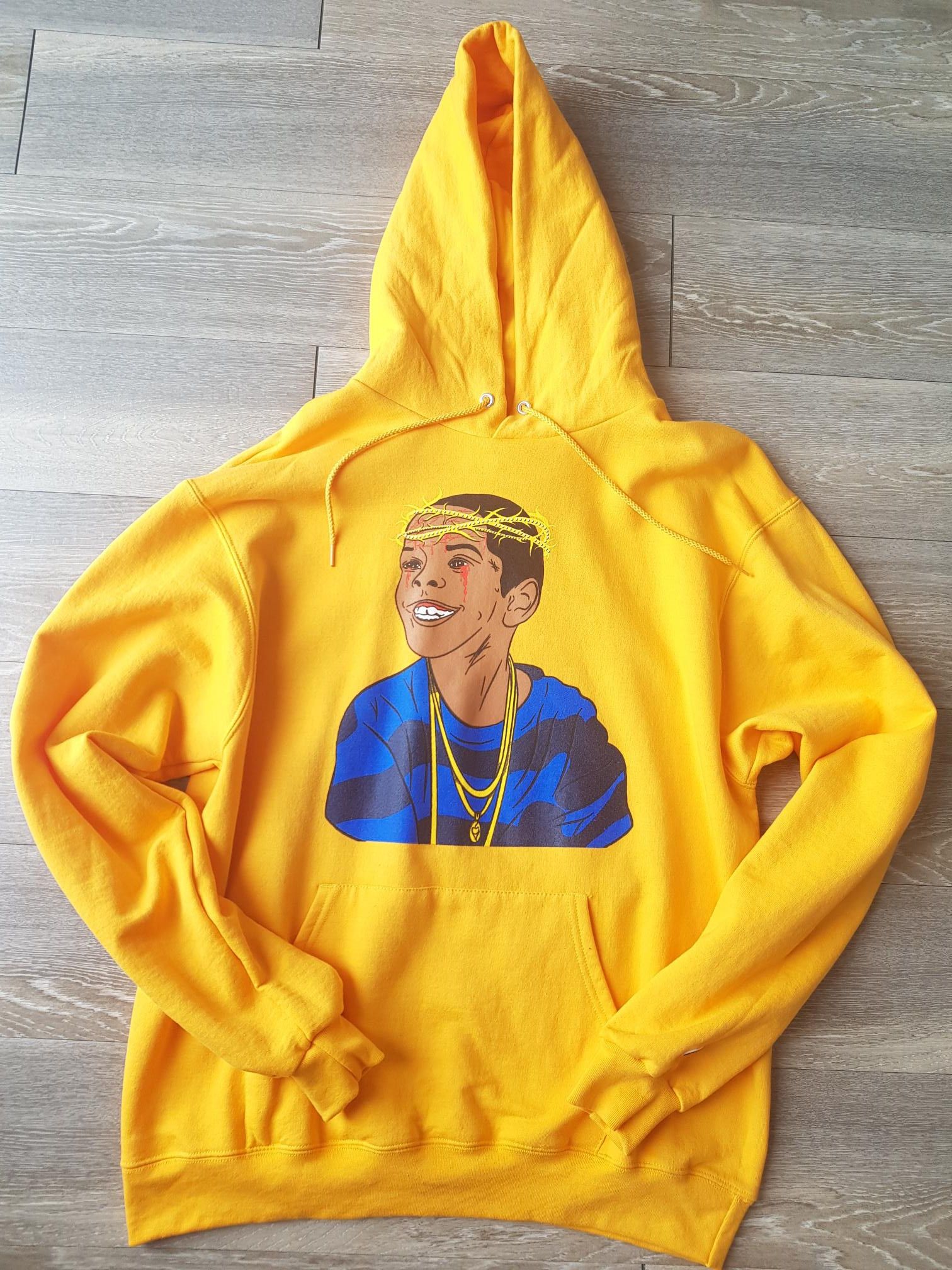 Champion Champion Westside Gunn FLYGOD hoodie in yellow (2016) Size US L / EU 52-54 / 3 - 1 Thumbnail