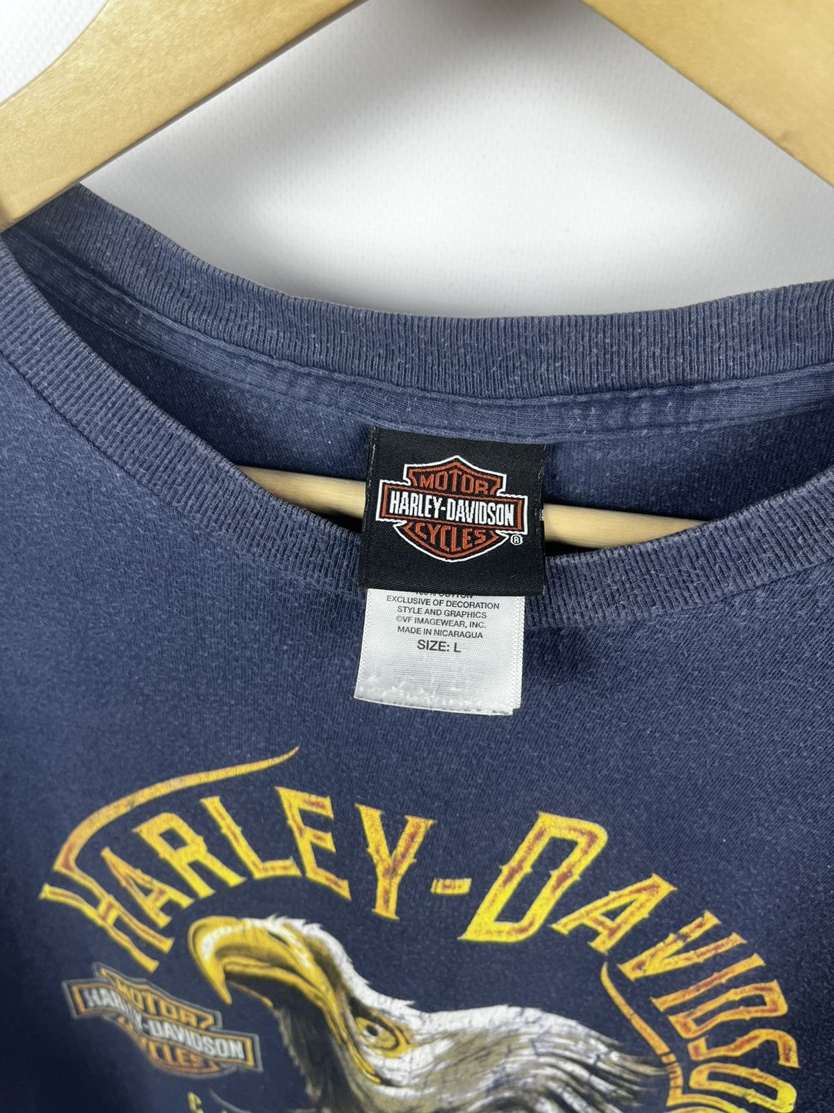 Harley Davidson Harley Davidson Orlando big logo t shirt size L Size US L / EU 52-54 / 3 - 6 Thumbnail