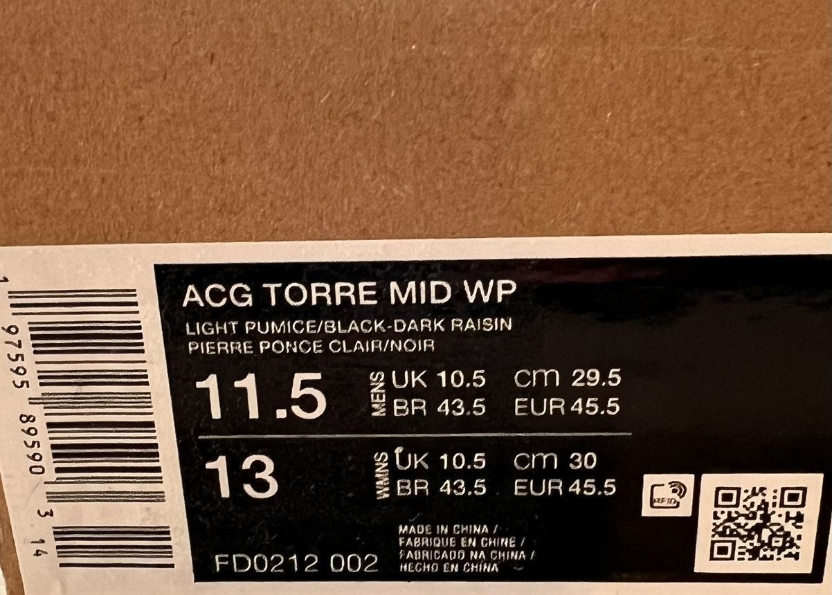 Nike ACG Nike ACG Torre Mid WP Size US 11.5 / EU 44-45 - 6 Thumbnail