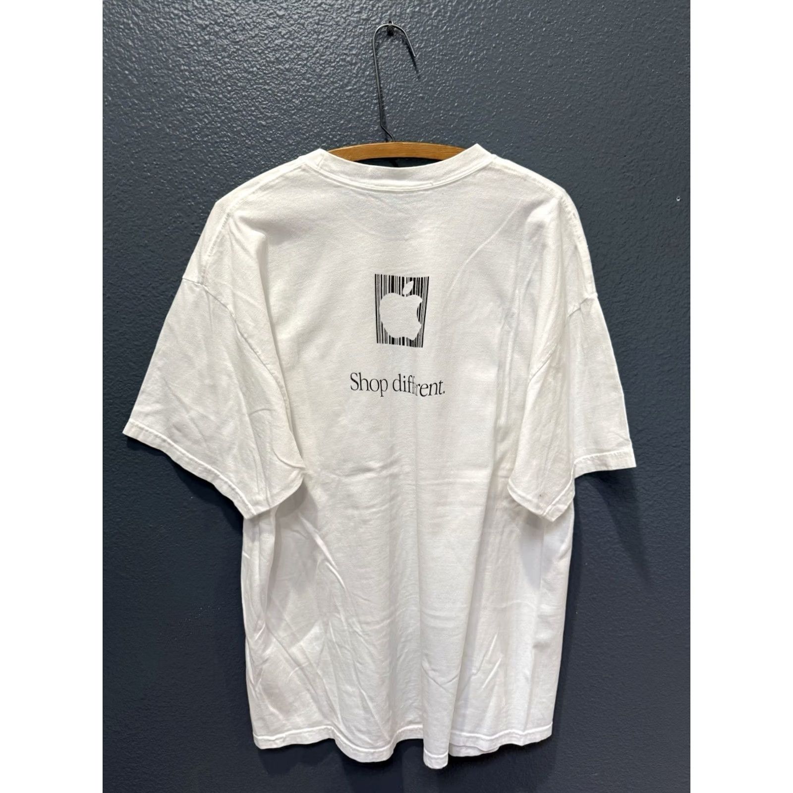 Hanes VINTAGE Apple Computers 90s White Tee Shirt XL Mens Size US XL / EU 56 / 4 - 4 Thumbnail