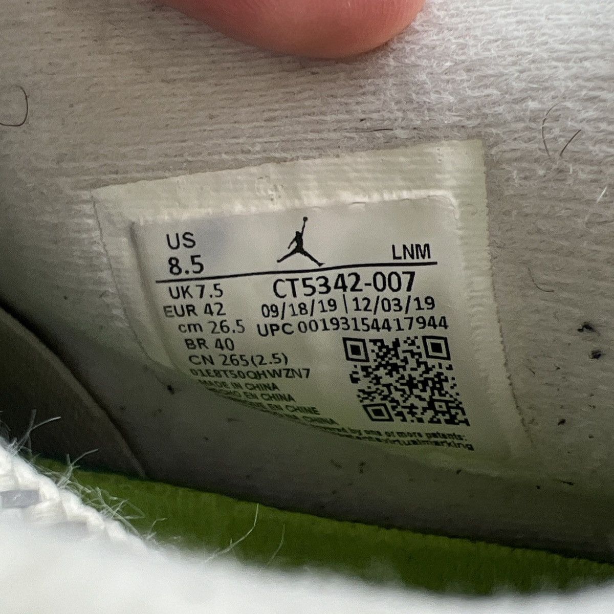 Jordan Brand Air Jordan 4 neon 95 Size US 8.5 / EU 41-42 - 8 Thumbnail