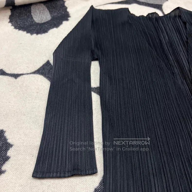 Issey Miyake Issey Miyake Black Cardigan Size S / US 4 / IT 40 - 6 Thumbnail