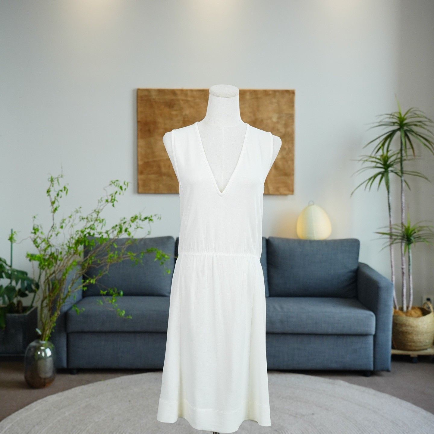 Max Mara Max Mara White Dress S Women Size S / US 4 / IT 40 - 1 Thumbnail