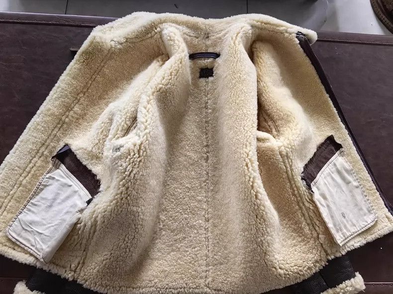 The Real McCoy's The Real McCoys s D1 Pilot Jacket Fur Lined Leather Jacket Size US M / EU 48-50 / 2 - 4 Thumbnail