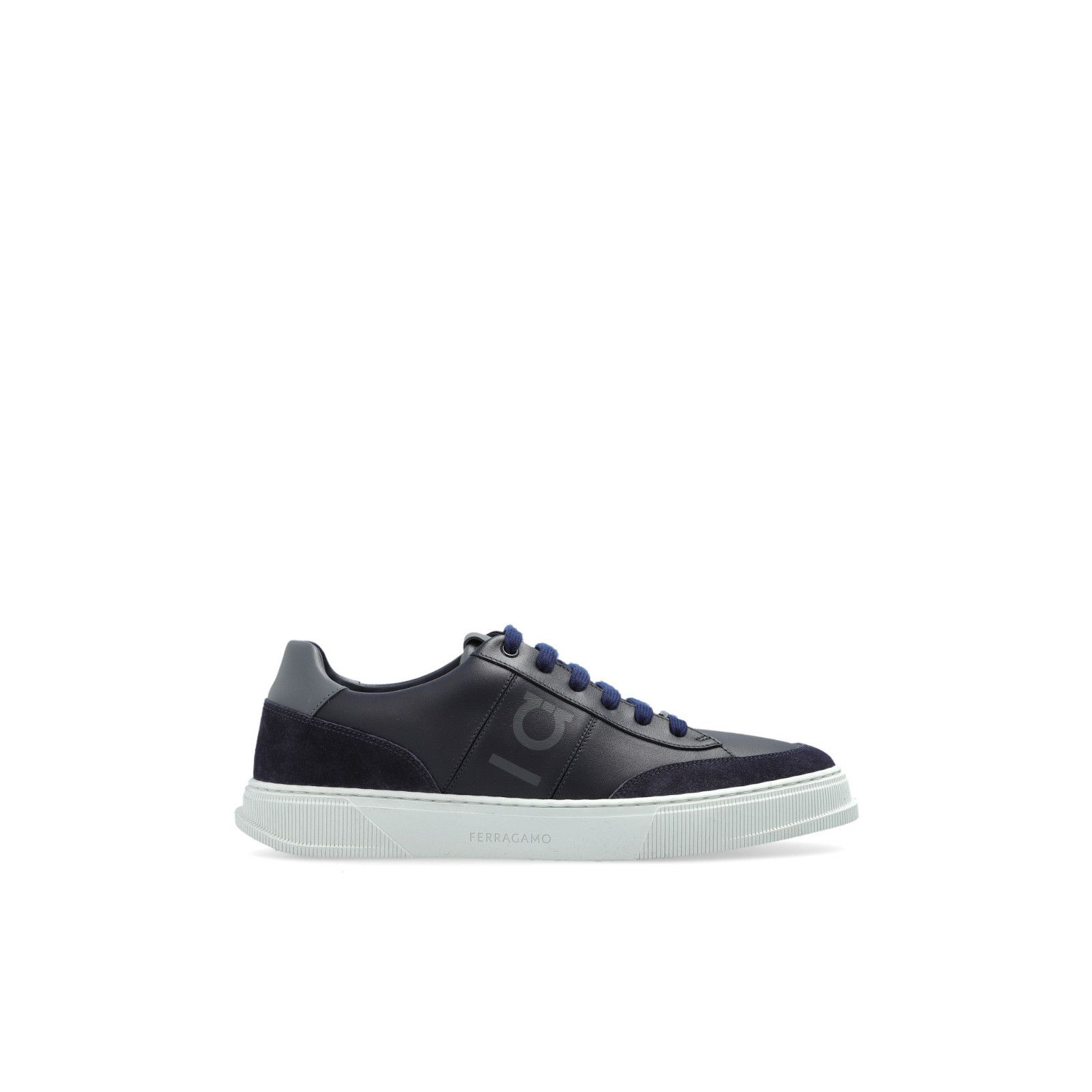 FERRAGAMO Alaska Navy Blue Sneakers New & Authentic (Men's s