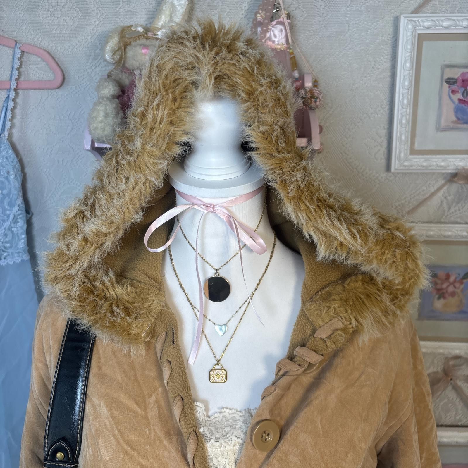Other vintage soft faux fur button up jacket Size L / US 10 / IT 46 - 5 Thumbnail