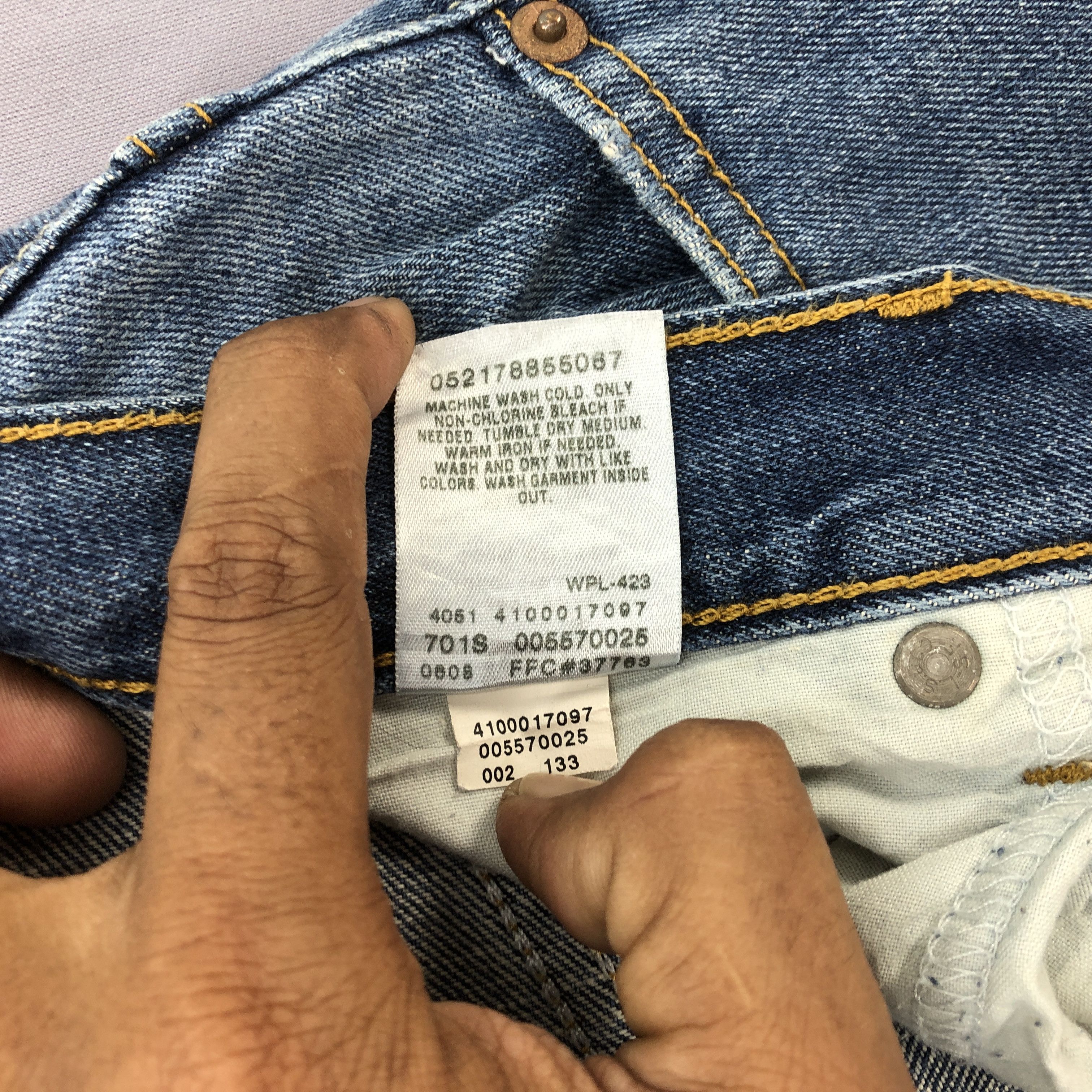 If Six Was Nine Vintage Levis 557 Flare Jeans Levi's Bell Bottom Denim Size US 38 / EU 54 - 13 Thumbnail